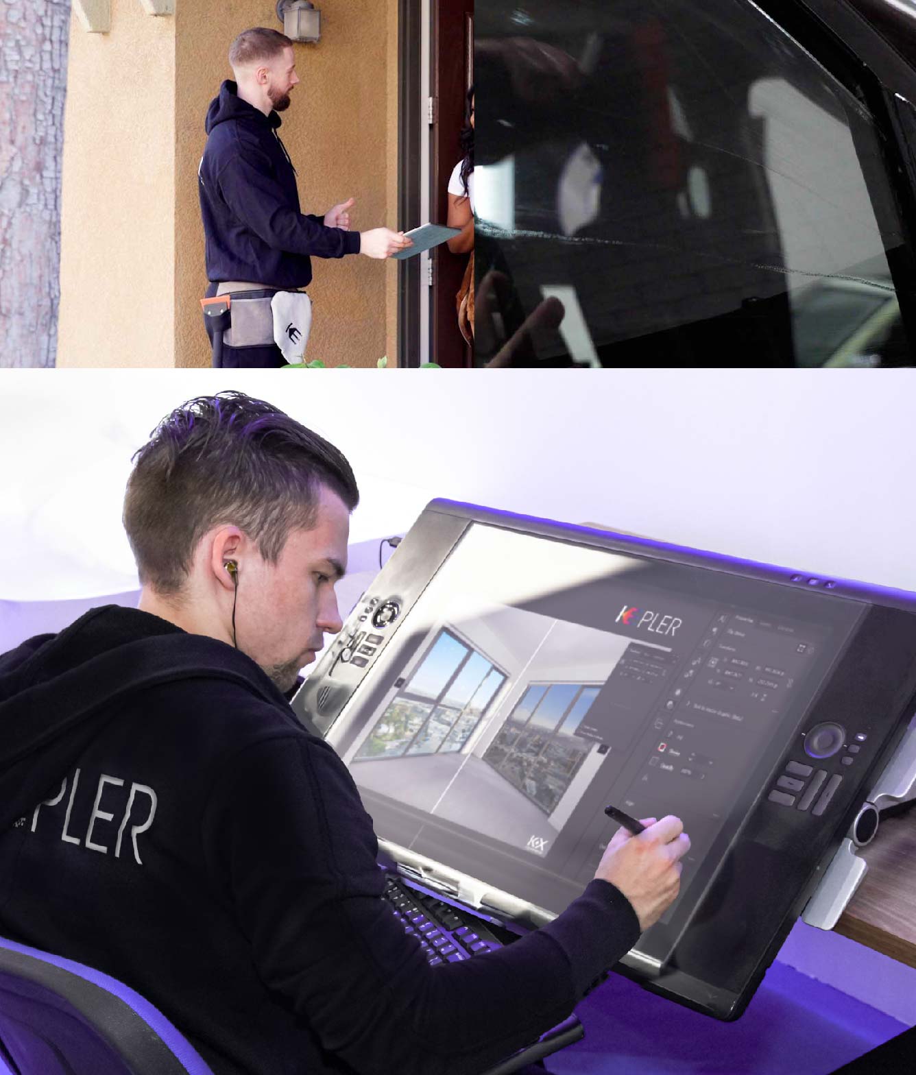 Kepler Specialist Performing Commercial Window Tinting in Englewood Englewood