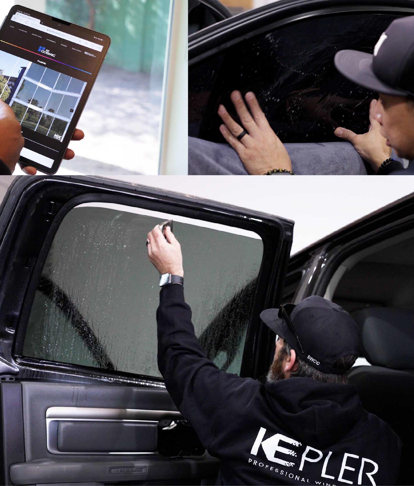 Kepler Window Tinting Specialists at Work in Prairie Village, Kansas