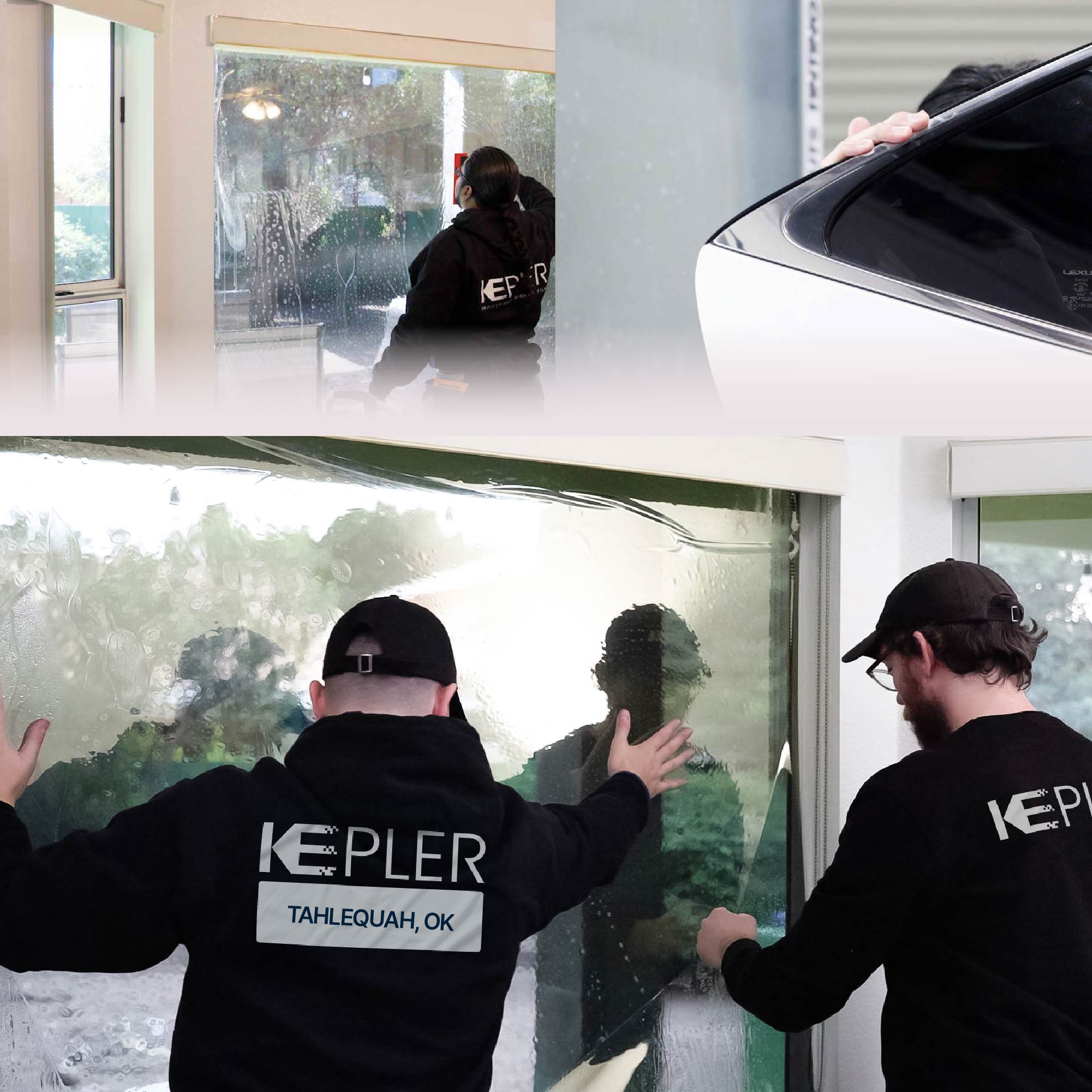 Kepler Specialist Performing Commercial Window Tinting in Tahlequah Tahlequah