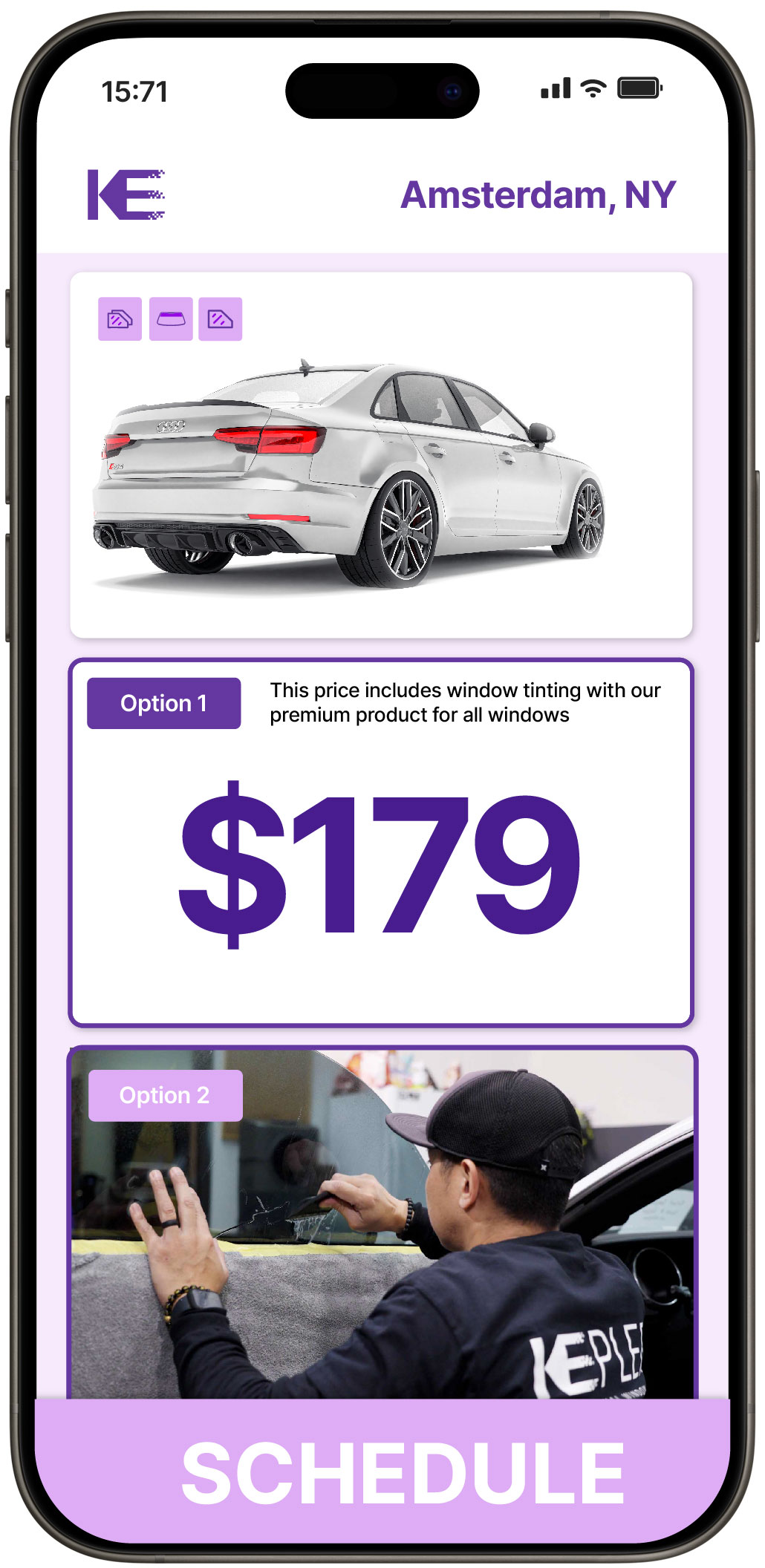 View Competitive Car Window Tinting Prices in Amsterdam, New York