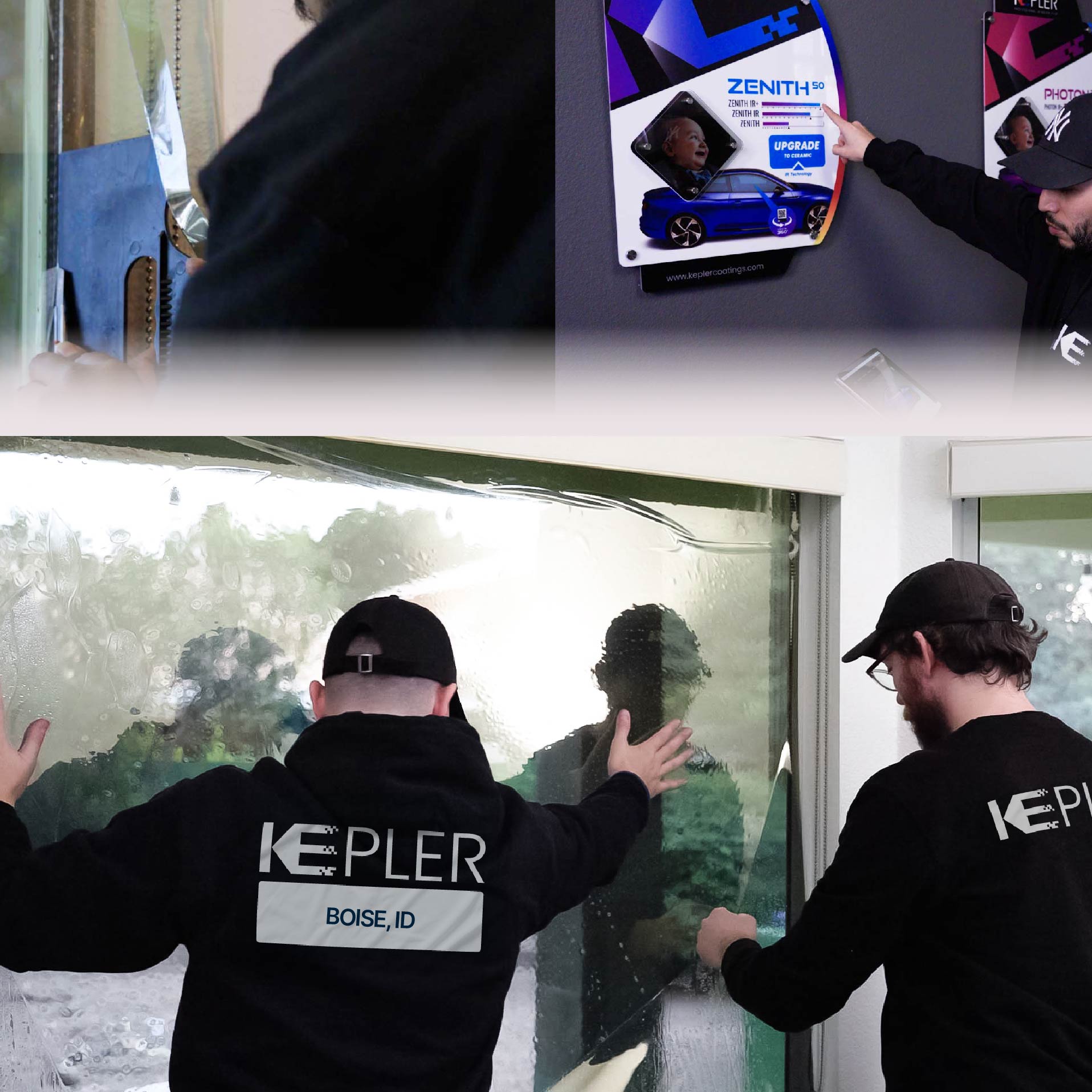 Kepler Specialist Performing Commercial Window Tinting in Boise Boise