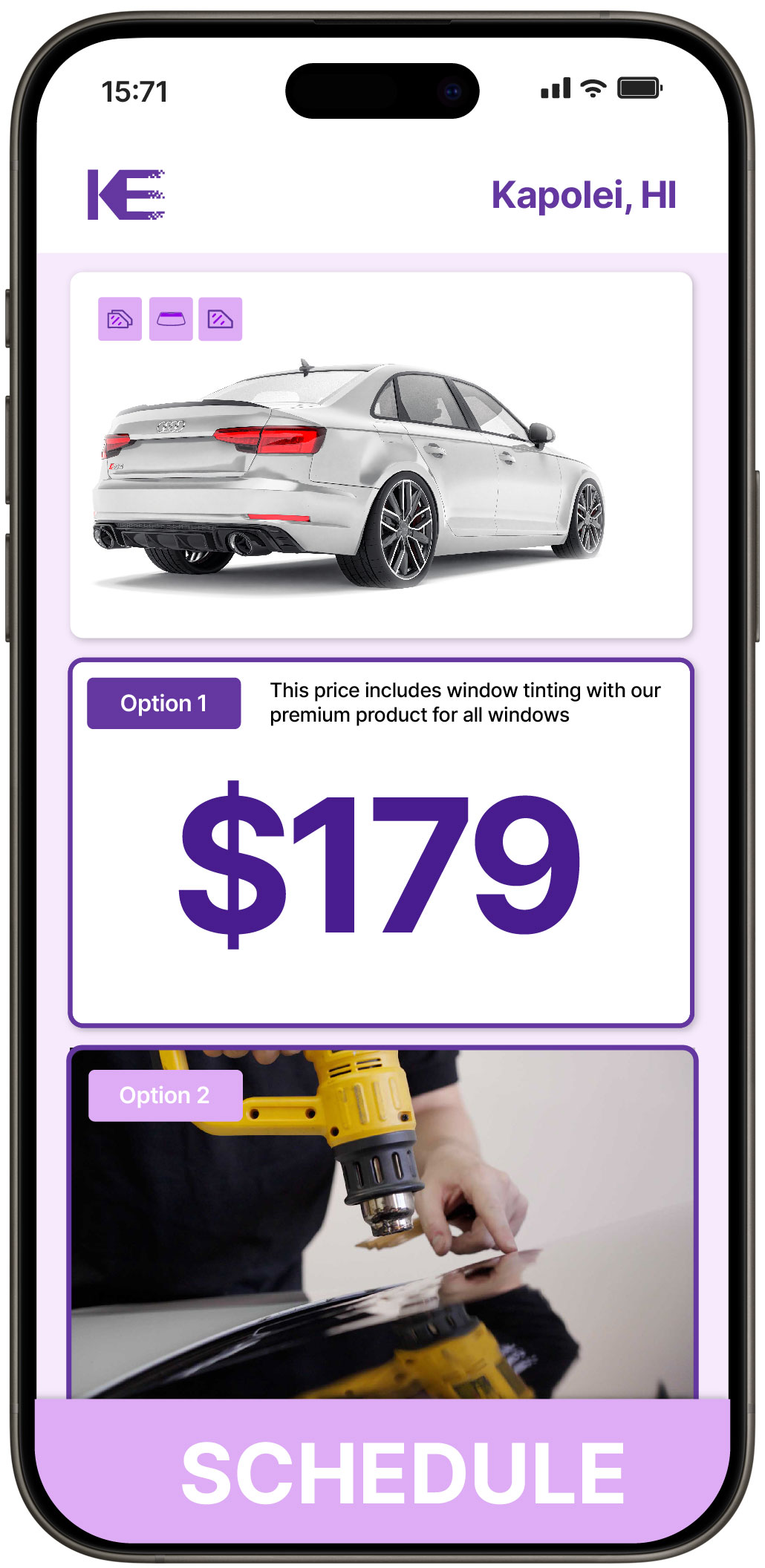 View Affordable Car Window Tinting Rates in Kapolei, Hawaii
