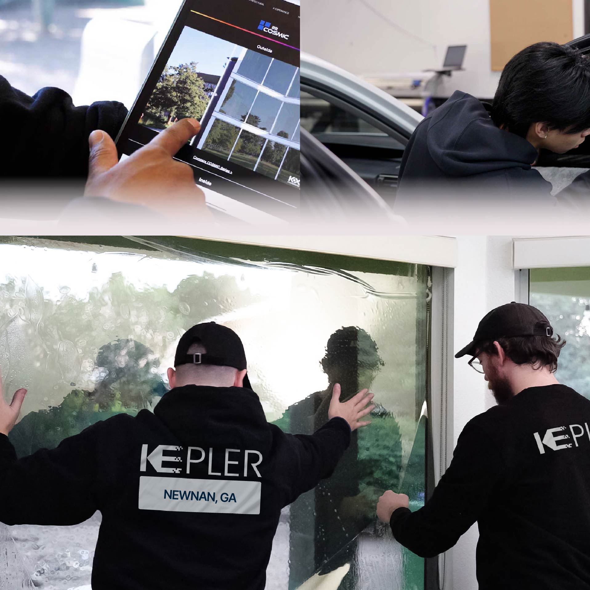 Kepler Specialist Performing Commercial Window Tinting in Newnan Newnan