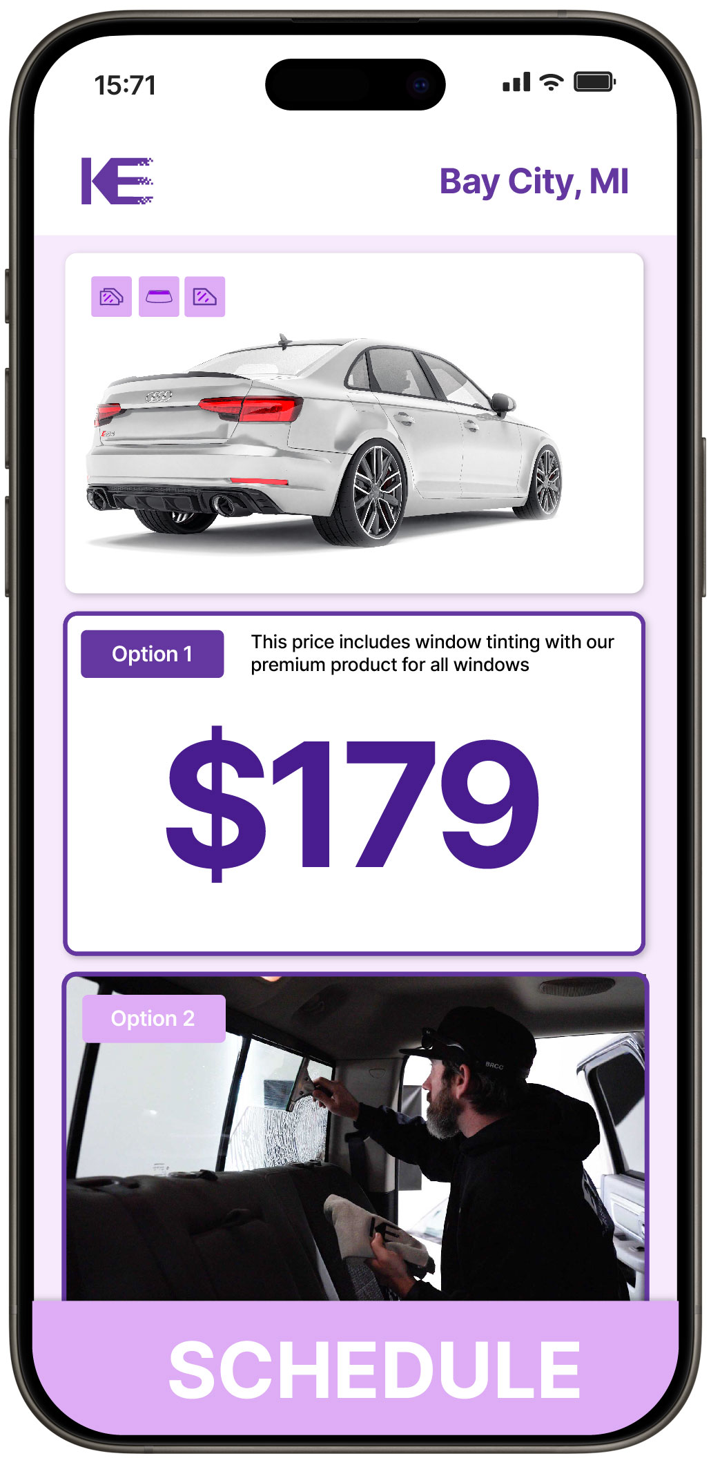View Affordable Car Window Tinting Costs in Bay City, Michigan
