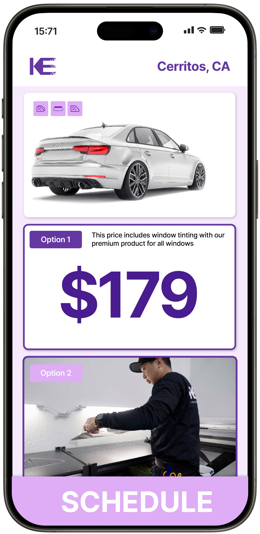 View Competitive Car Window Tinting Rates in Cerritos, California