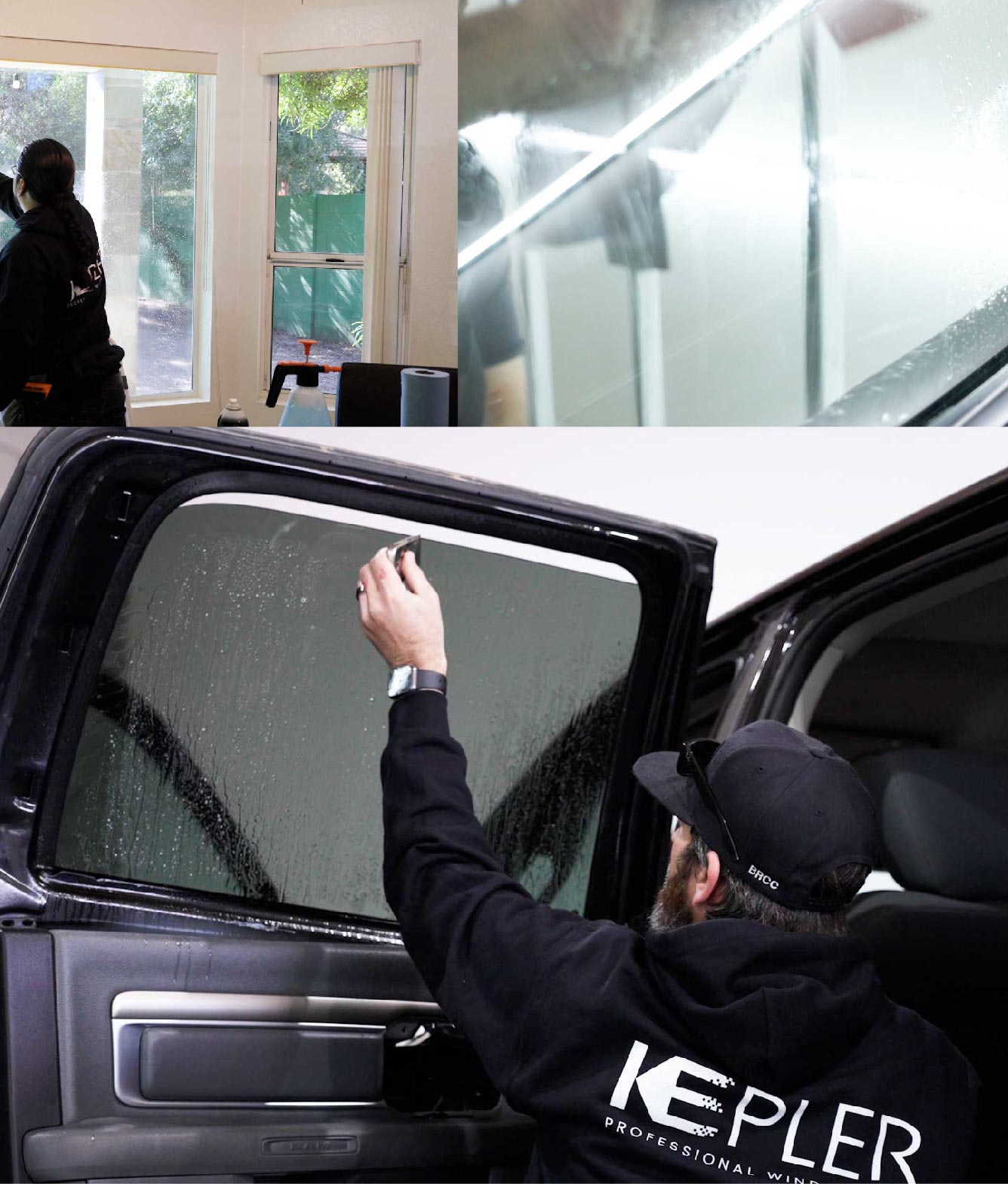 Kepler Window Tinting Specialists at Work in Montgomery Village, Maryland