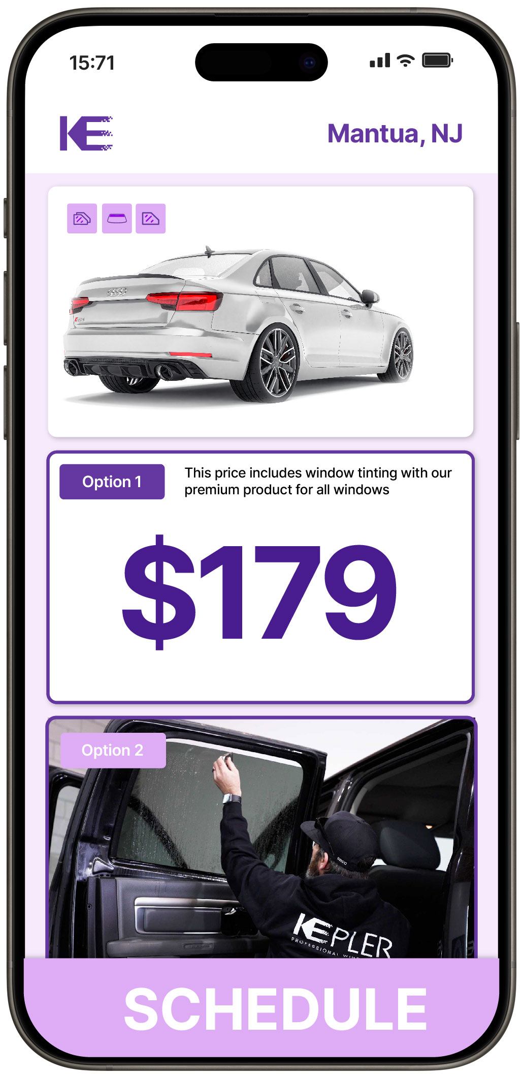 View Affordable Car Window Tinting Costs in Mantua, New Jersey