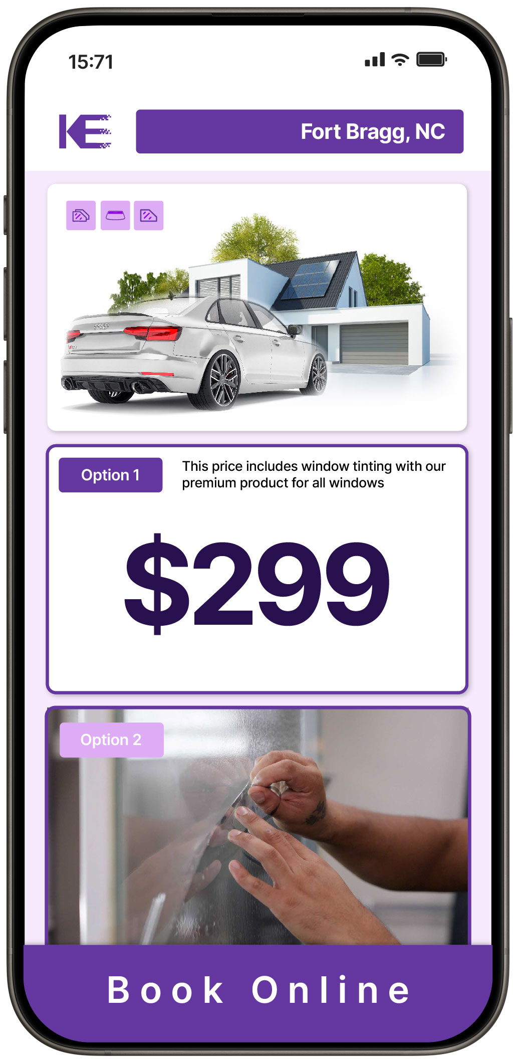 View Competitive Window Tinting Prices in Fort Bragg, North Carolina