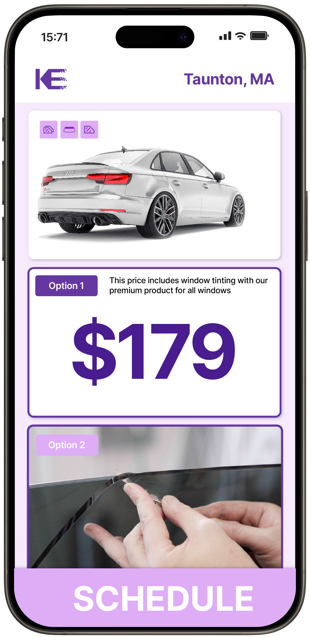 View Reasonable Car Window Tinting Rates in Taunton, Massachusetts