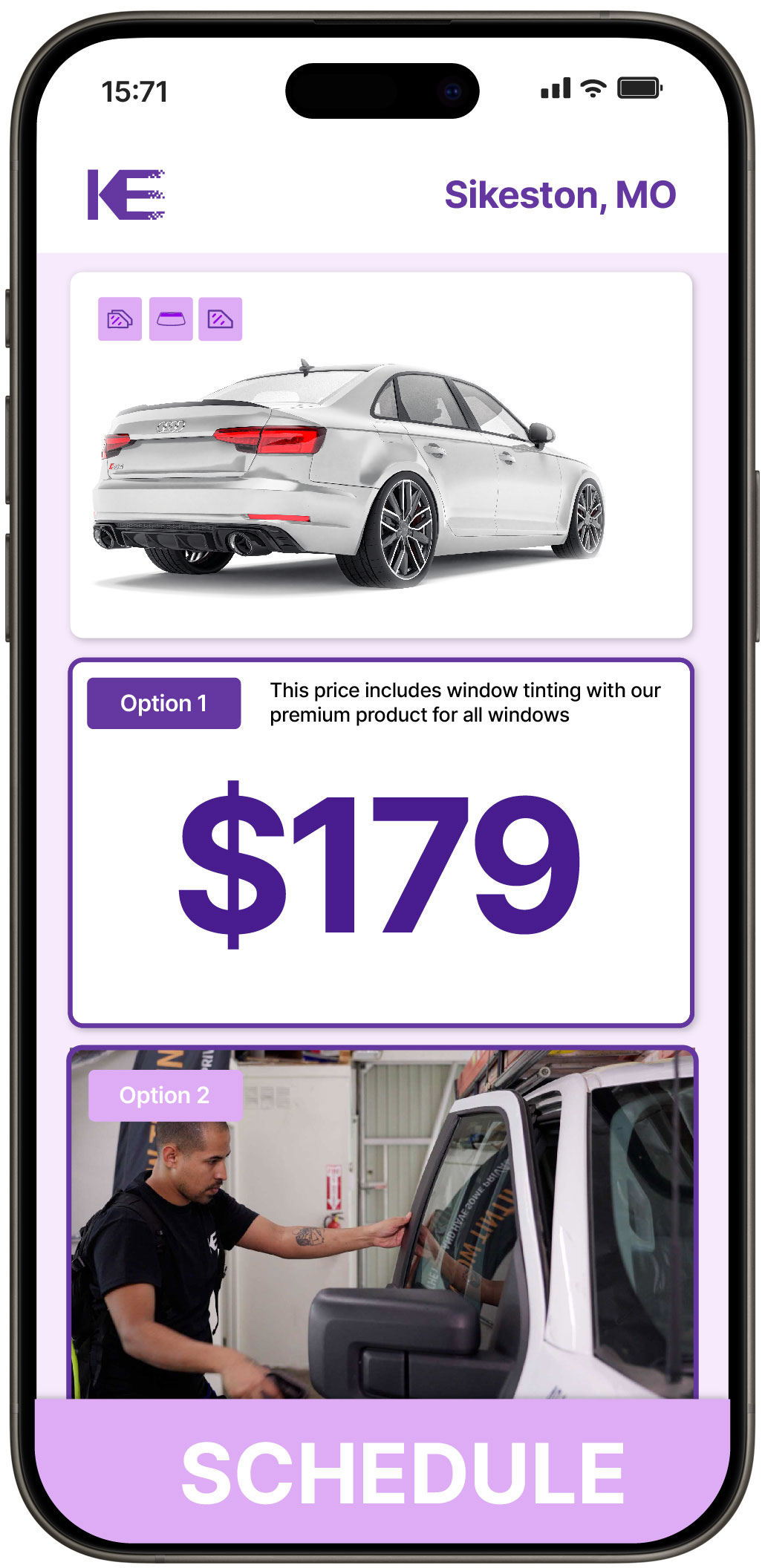 View Competitive Car Window Tinting Costs in Sikeston, Missouri