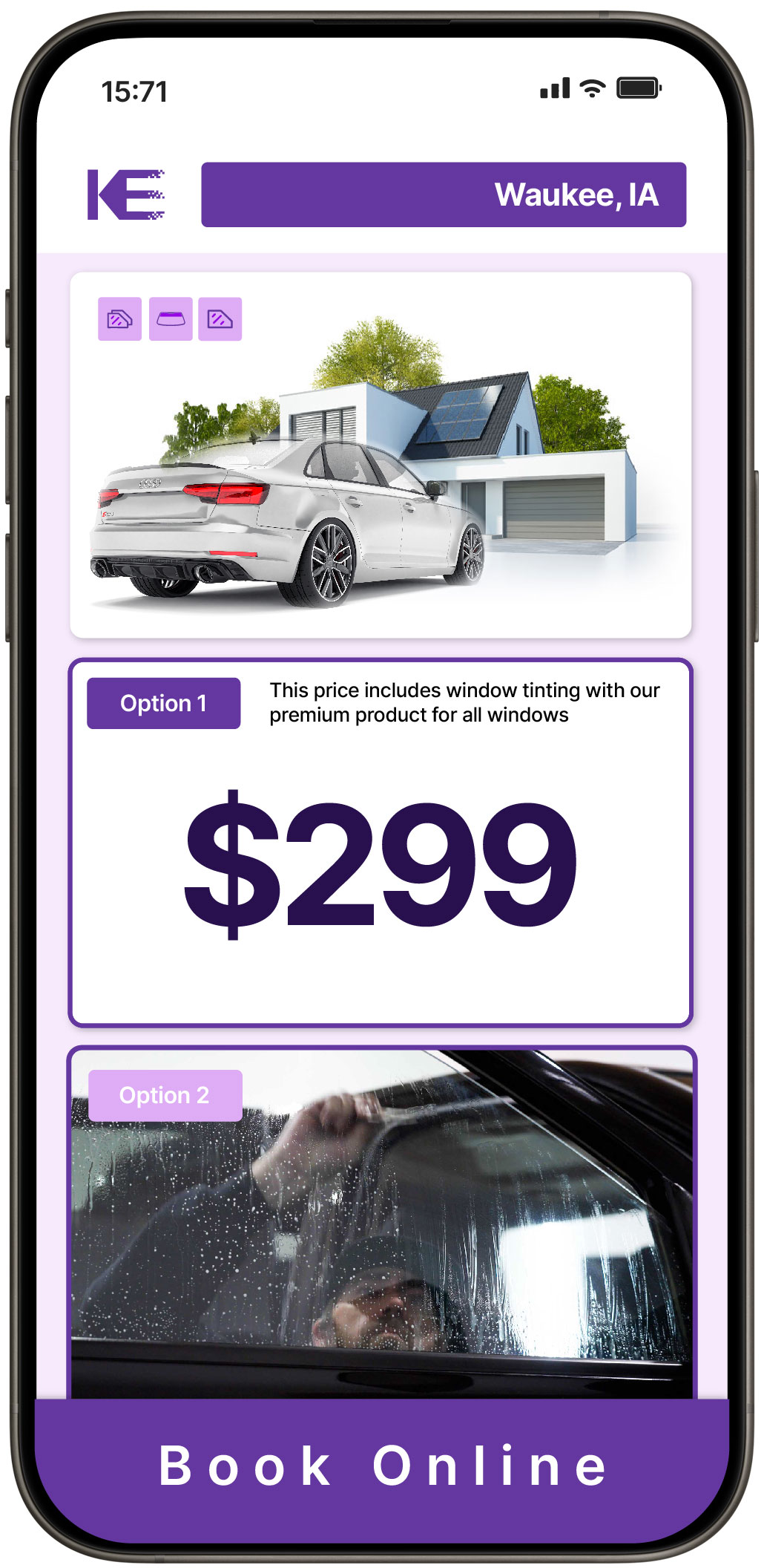View Reasonable Tesla Window Tinting Costs in Dubuque, Iowa