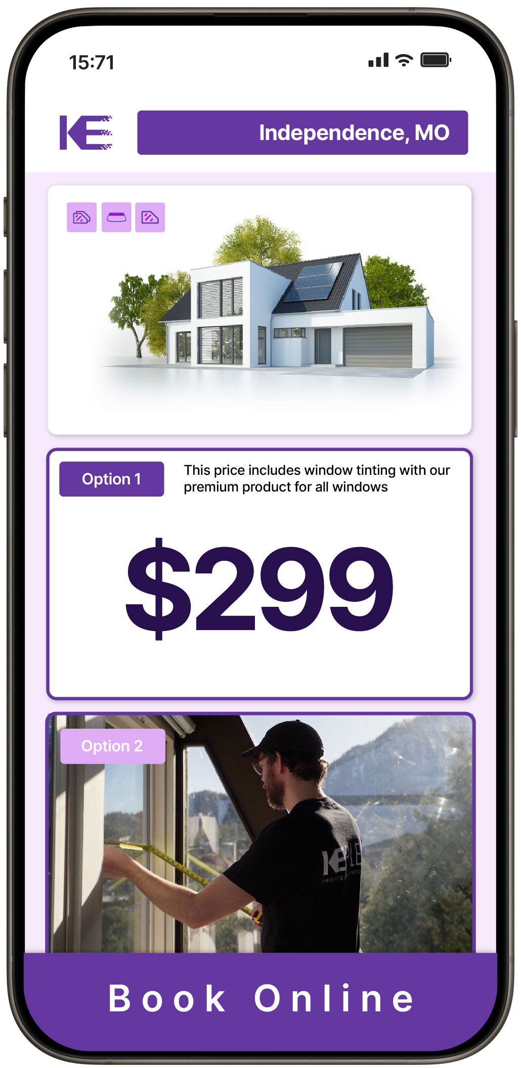 View Affordable Home Window Tinting Rates in Independence, Missouri