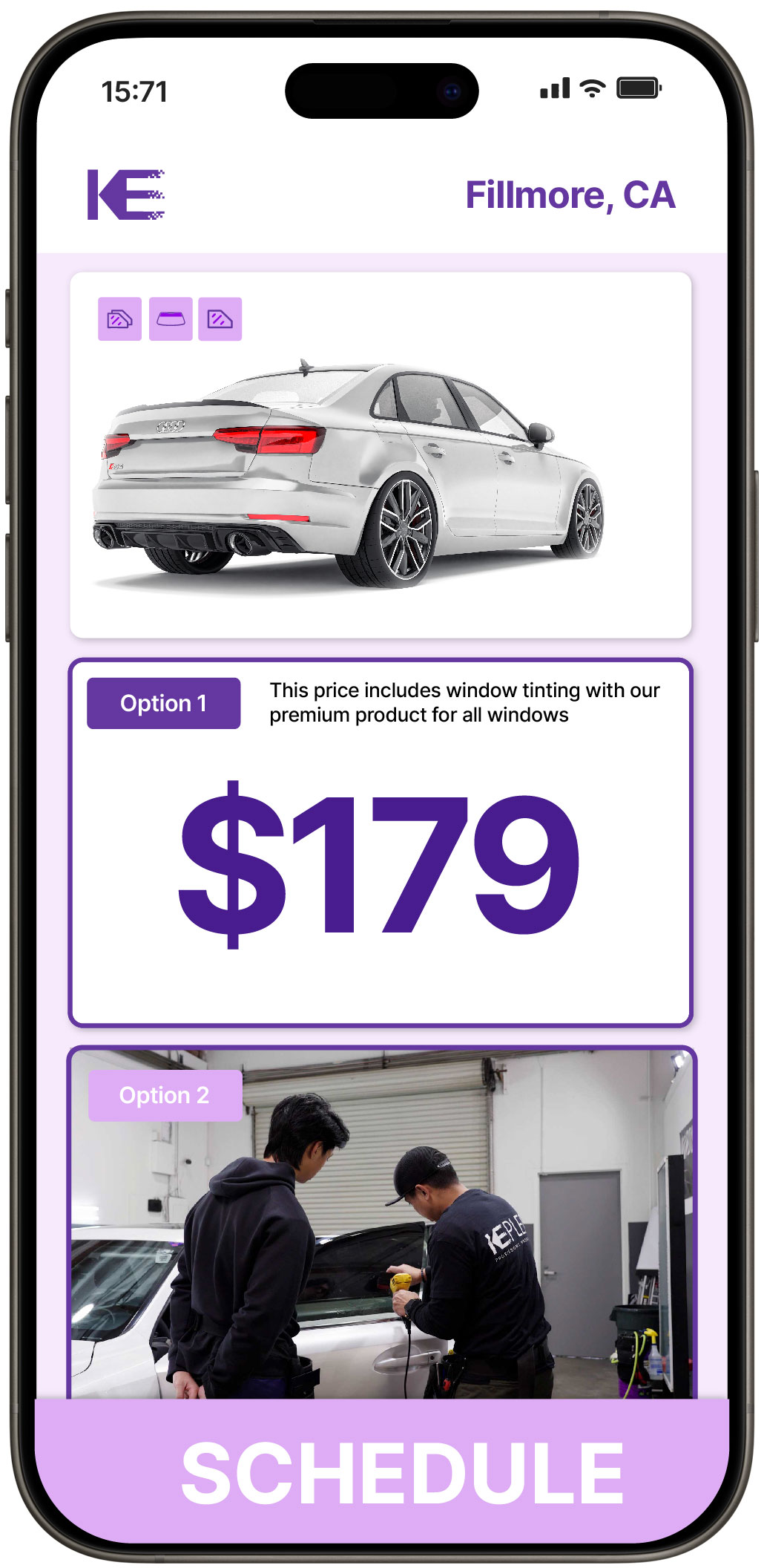 View Affordable Car Window Tinting Rates in Fillmore, California