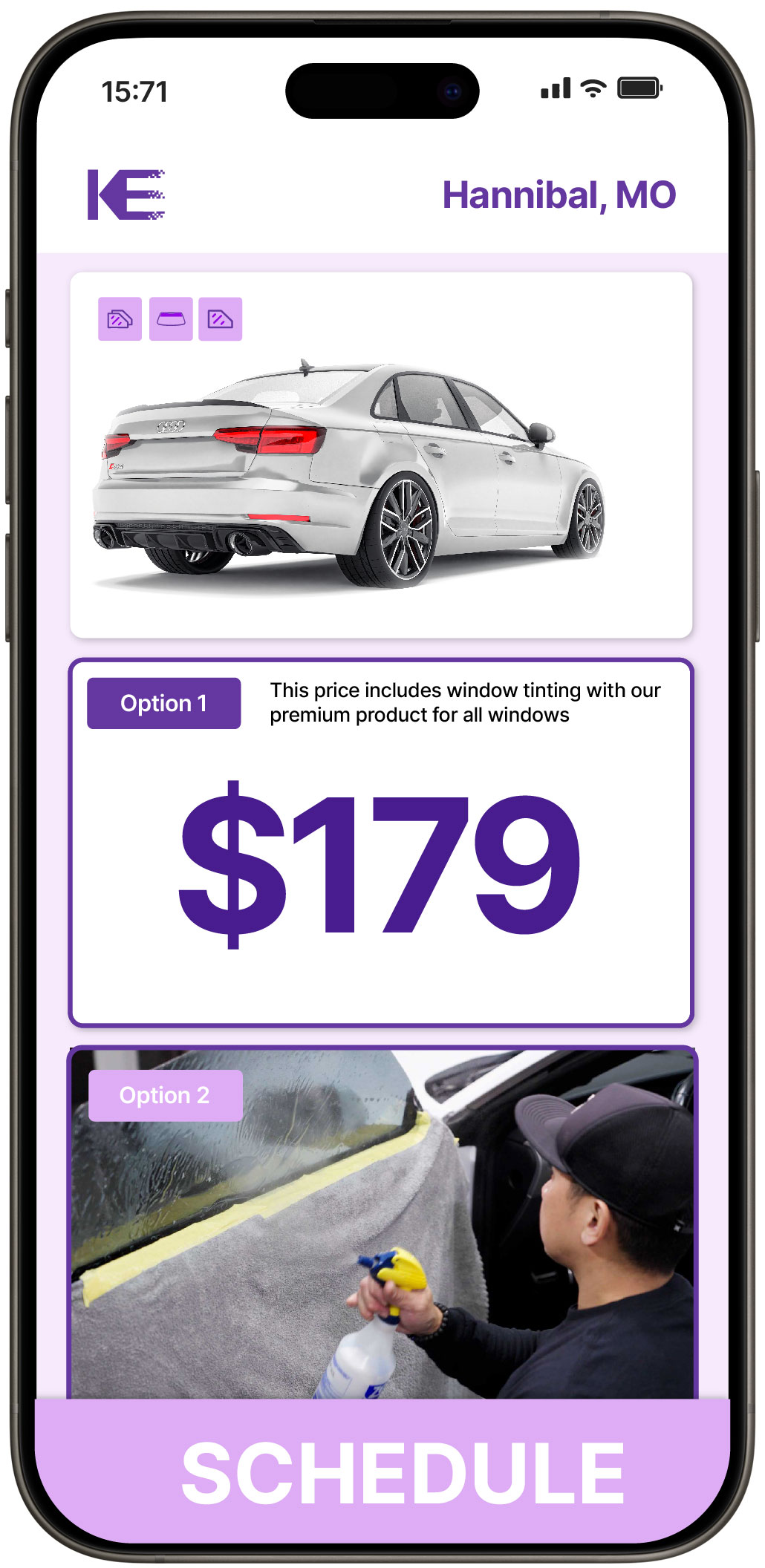 View Affordable Car Window Tinting Costs in Hannibal, Missouri