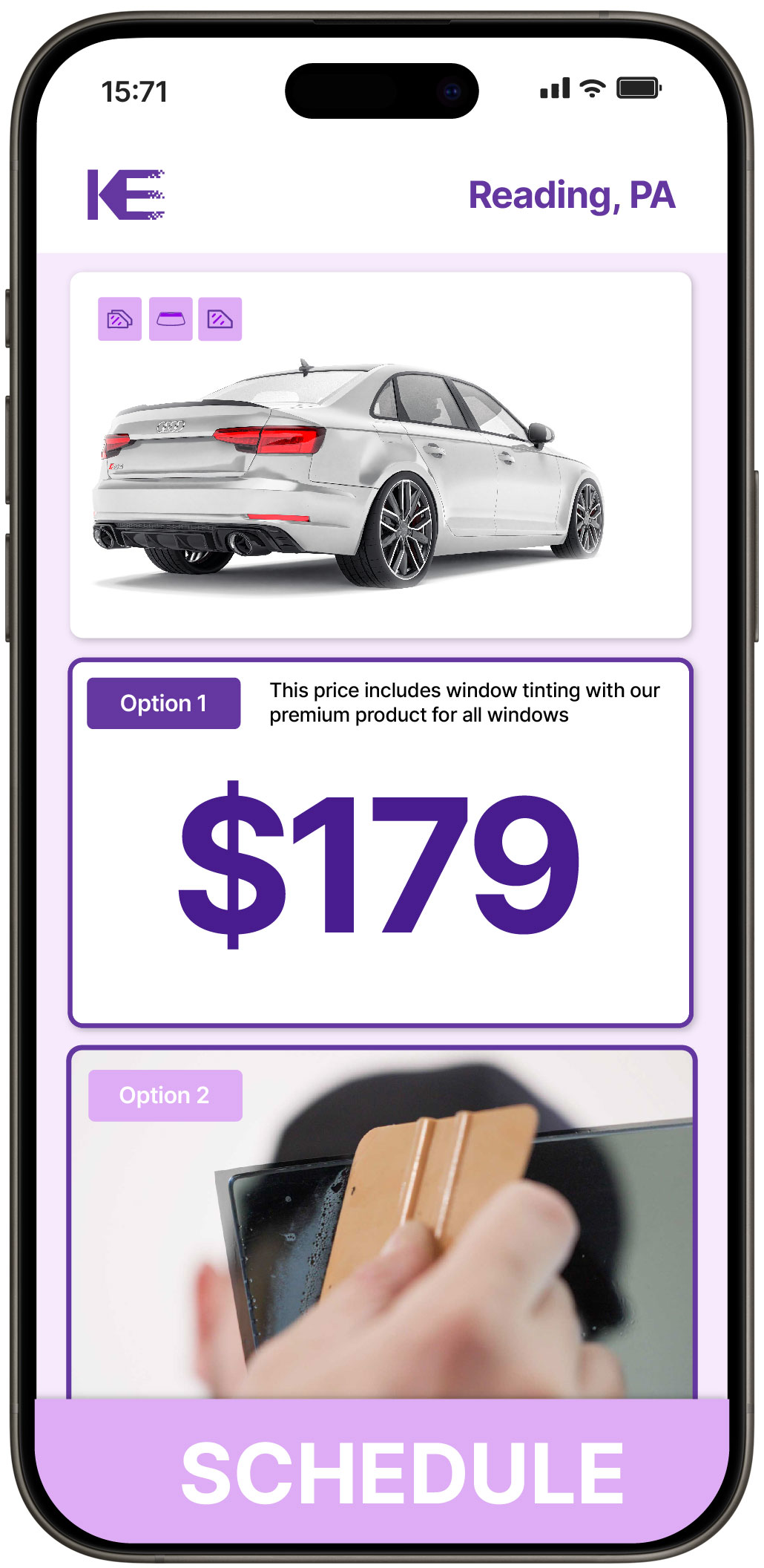 View Affordable Car Window Tinting Costs in Reading, Pennsylvania