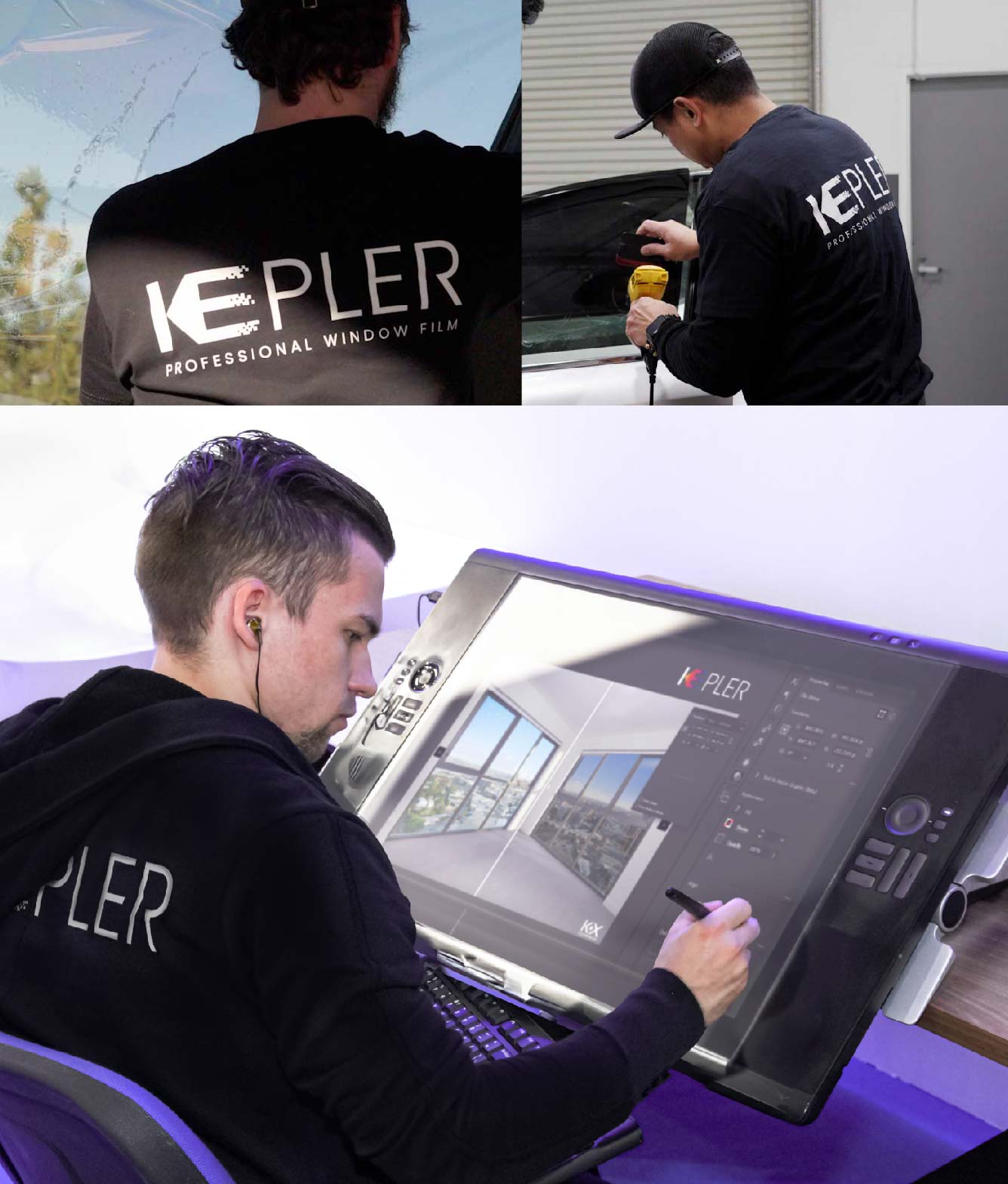 Kepler Specialist Performing Commercial Window Tinting in Belton Belton
