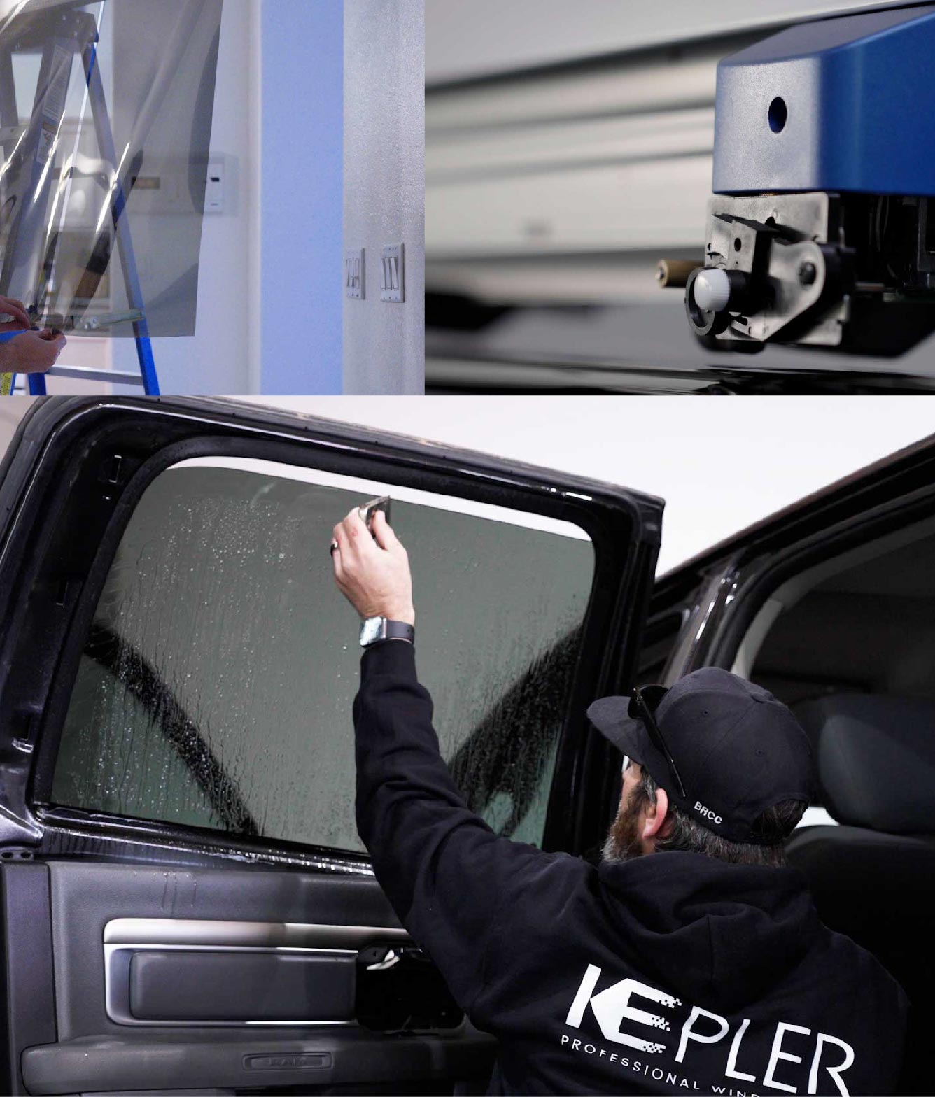 Kepler Window Tinting Specialists at Work in Lincoln Park, Michigan
