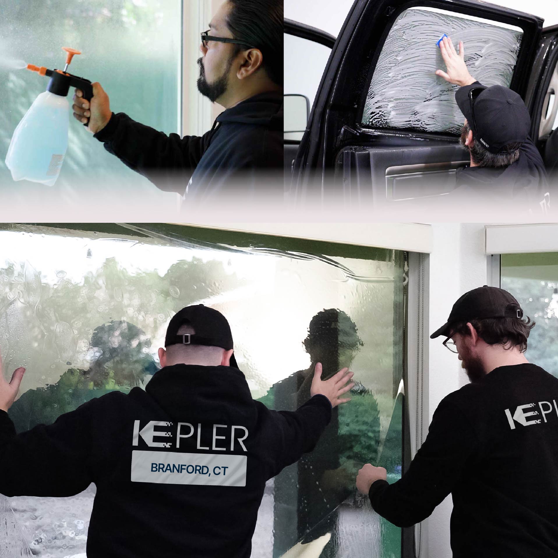 Kepler Specialist Performing Commercial Window Tinting in Branford Branford