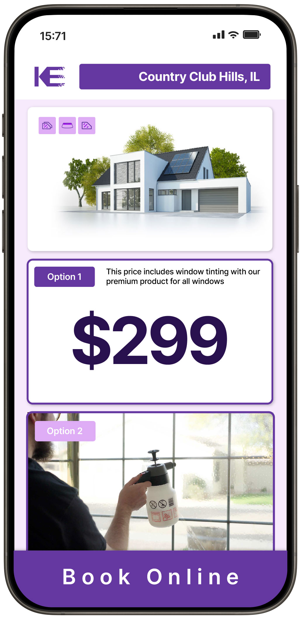 View Competitive Home Window Tinting Rates in Country Club Hills, Illinois