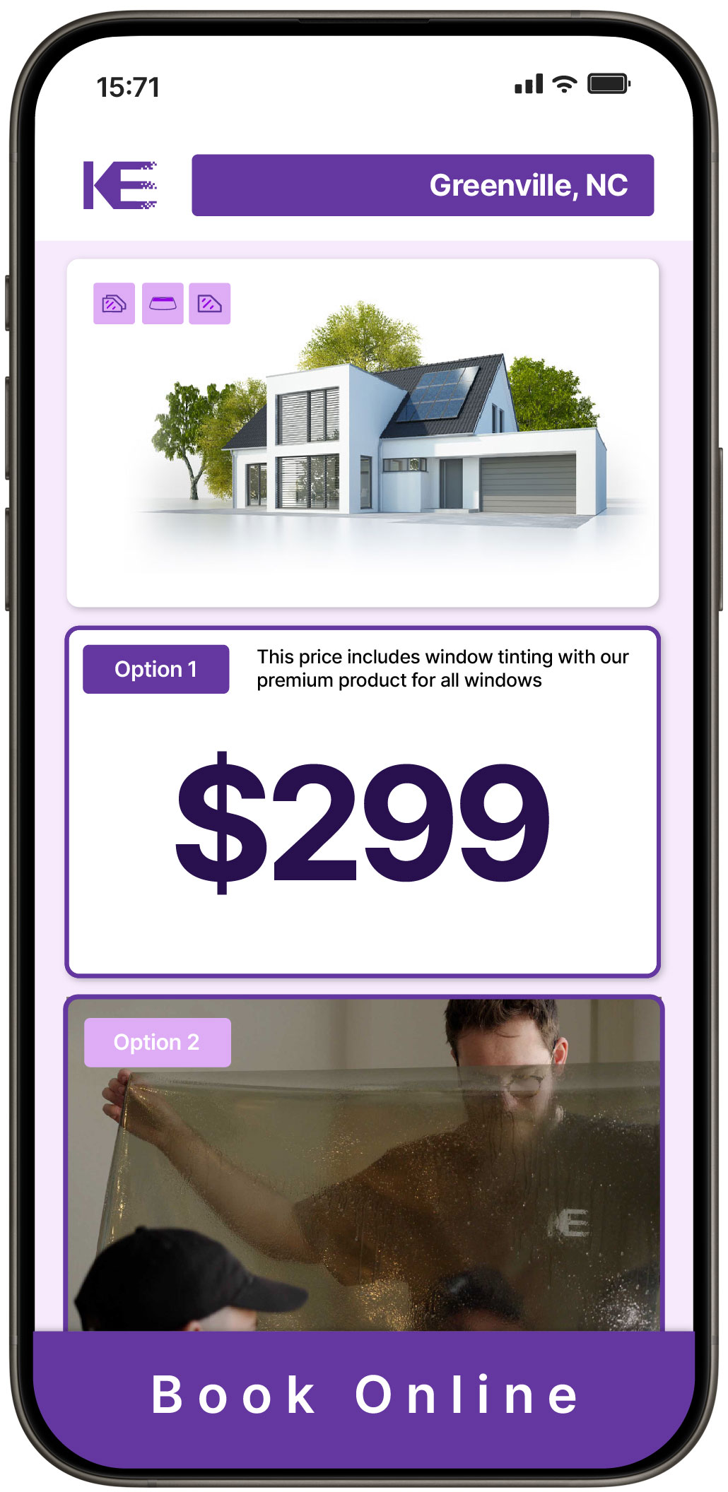 View Reasonable Home Window Tinting Rates in Greenville, North Carolina