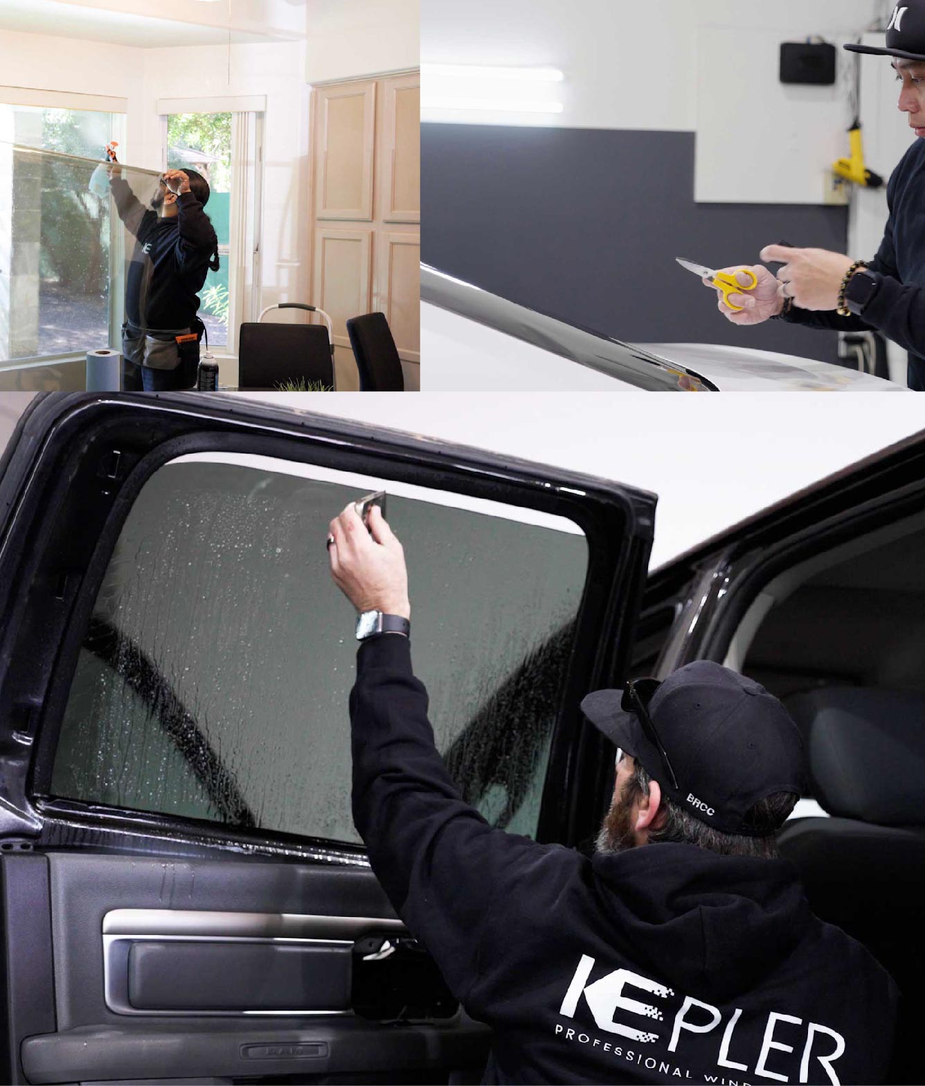 Kepler Window Tinting Specialists at Work in Portsmouth, Virginia