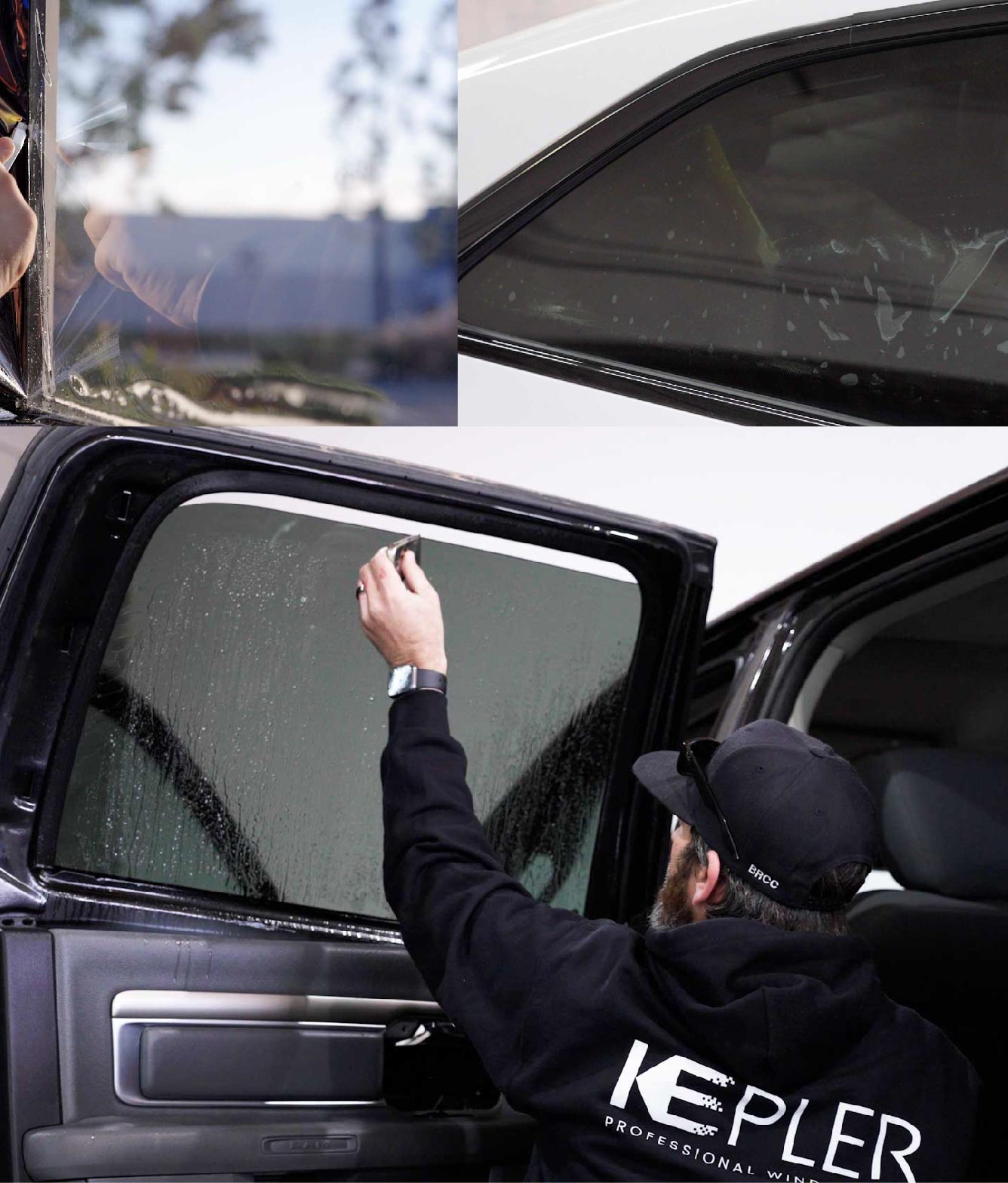 Kepler Window Tinting Specialists at Work in Nashua, New Hampshire