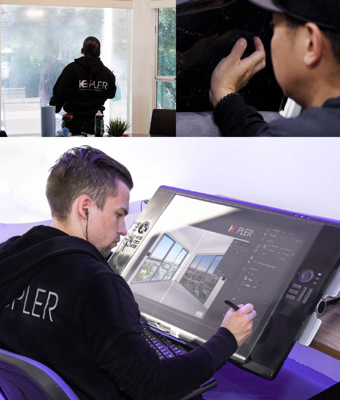 Kepler Specialist Performing Commercial Window Tinting in Norco Norco