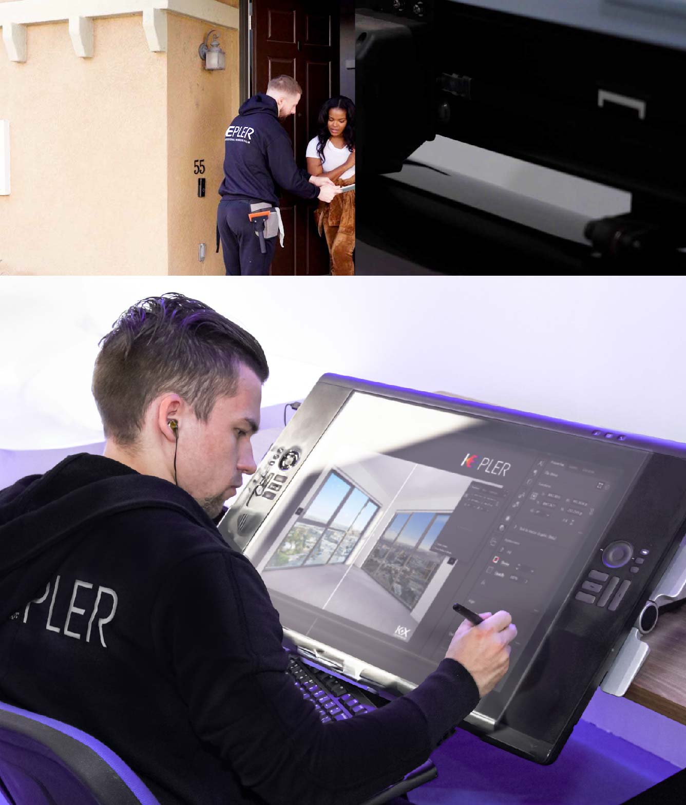 Kepler Specialist Performing Commercial Window Tinting in Bixby Bixby