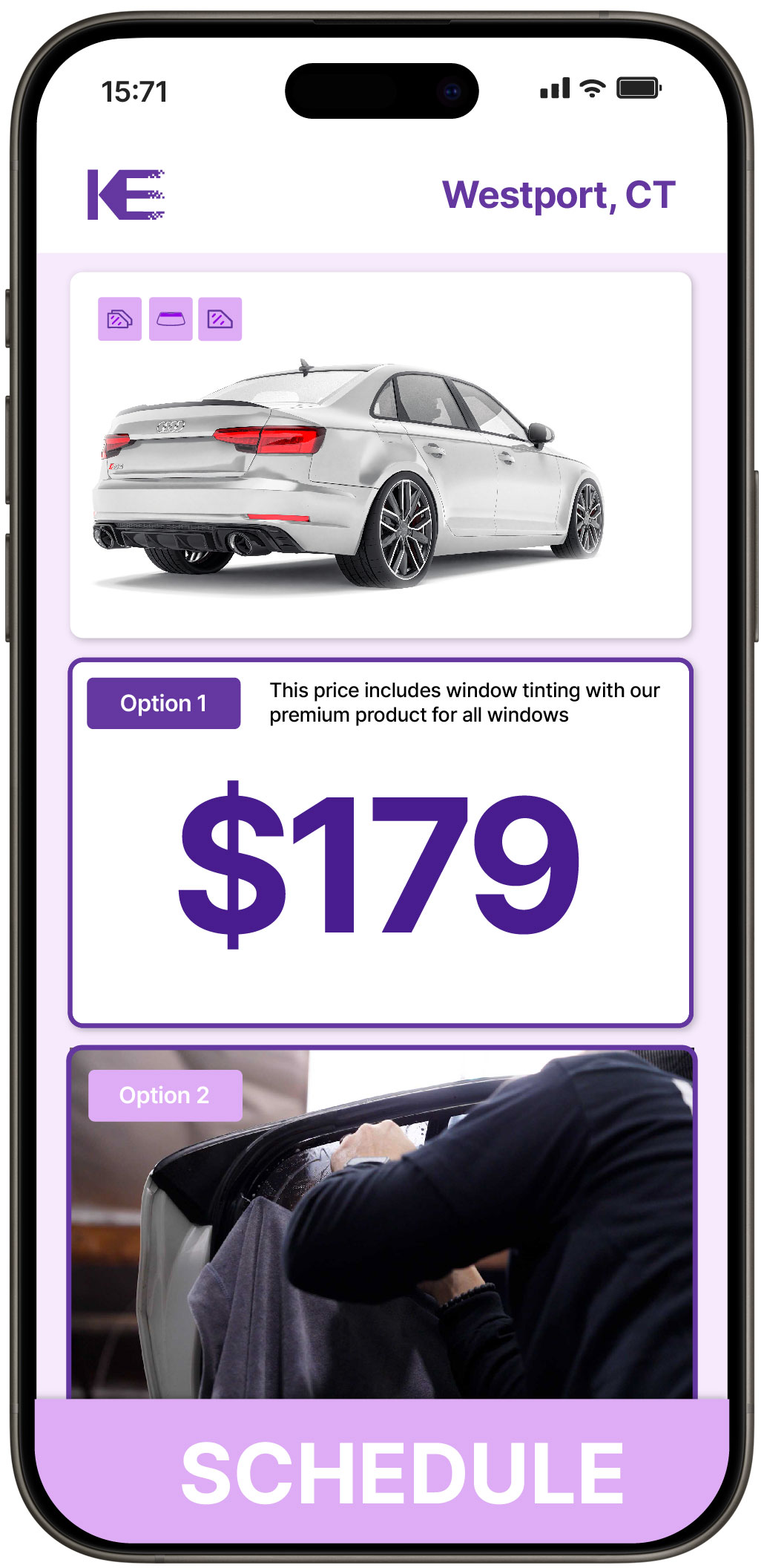 View Affordable Car Window Tinting Prices in Westport, Connecticut