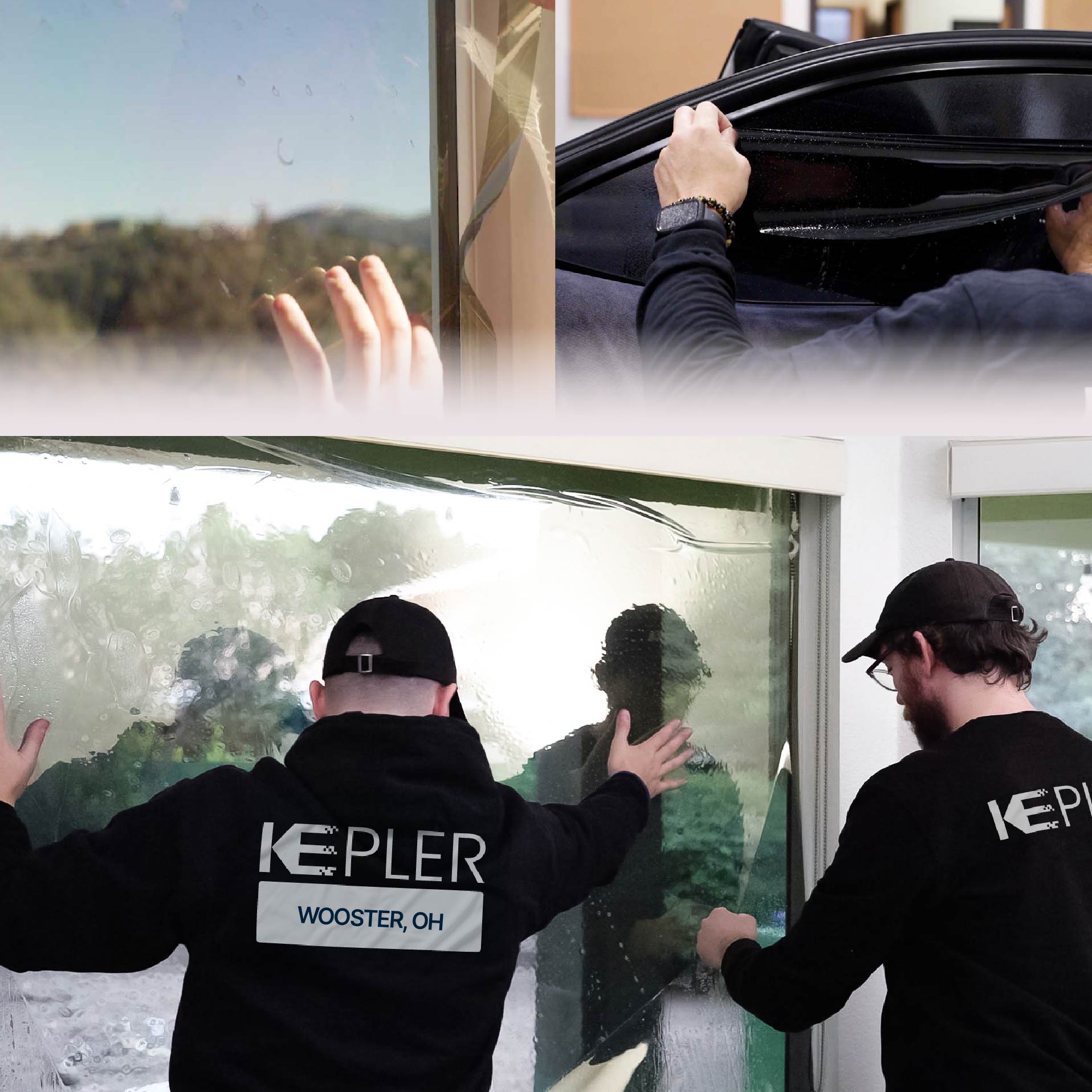 Kepler Specialist Performing Commercial Window Tinting in Wooster Wooster