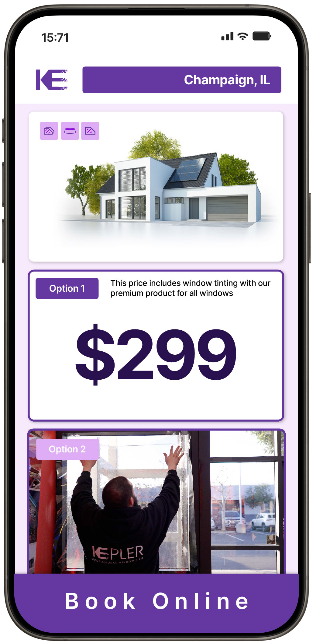 View Affordable Home Window Tinting Costs in Champaign, Illinois