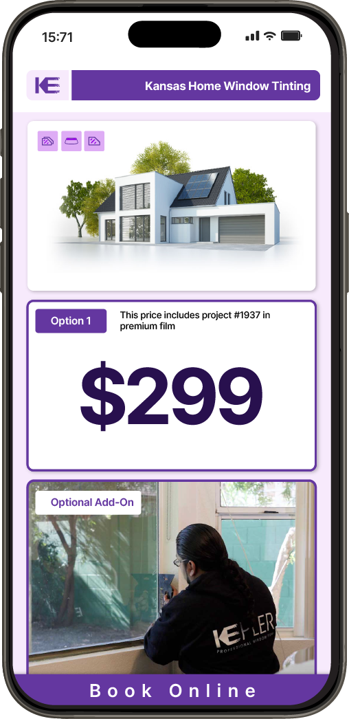 View Detailed Home Window Tinting Pricing in Kansas