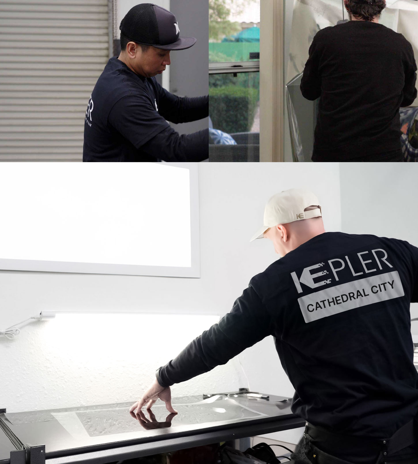 Window Tinting Specialist Cutting Film in Cathedral City, California