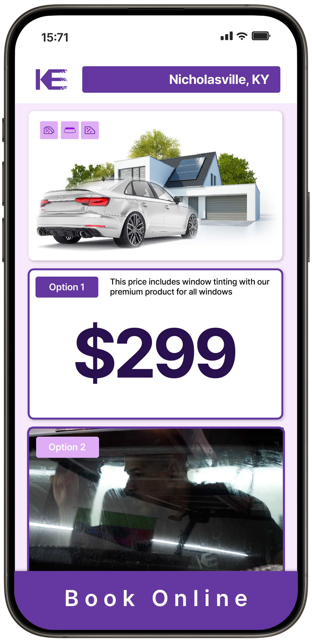 View Competitive Tesla Window Tinting Rates in Florence, Kentucky