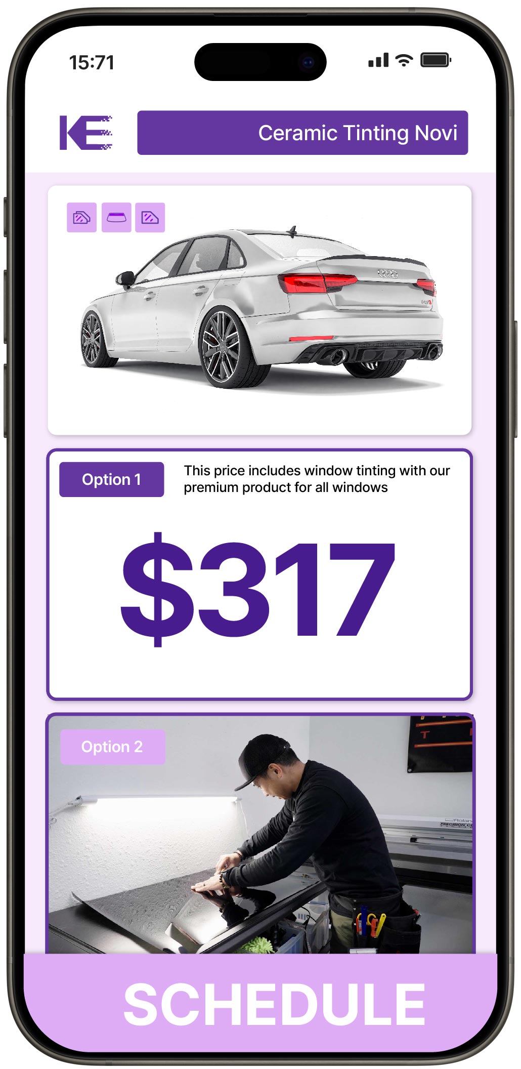 View Competitive Ceramic Window Tinting Prices in Novi, Michigan