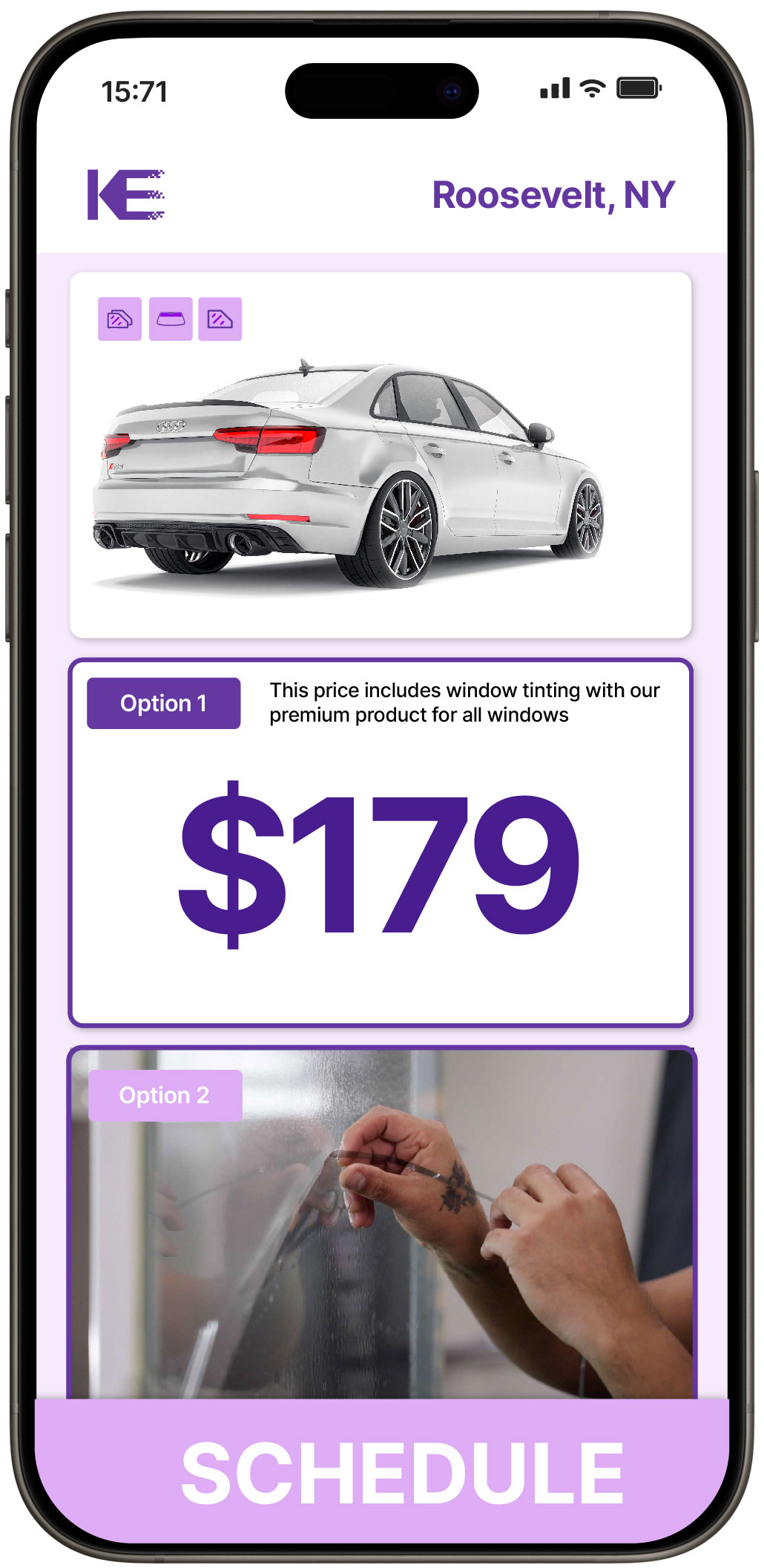View Affordable Car Window Tinting Costs in Roosevelt, New York