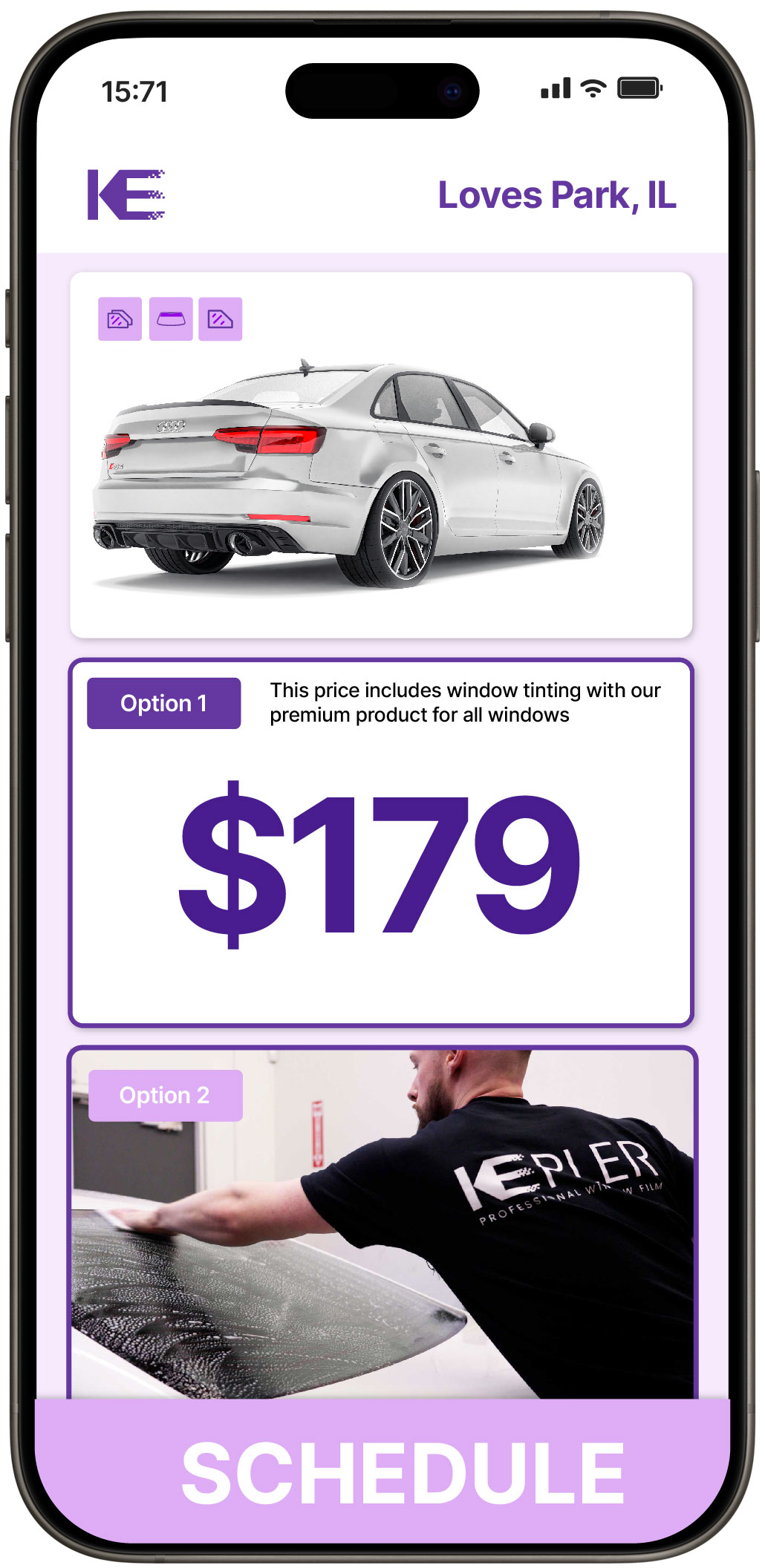 View Reasonable Car Window Tinting Costs in Loves Park, Illinois
