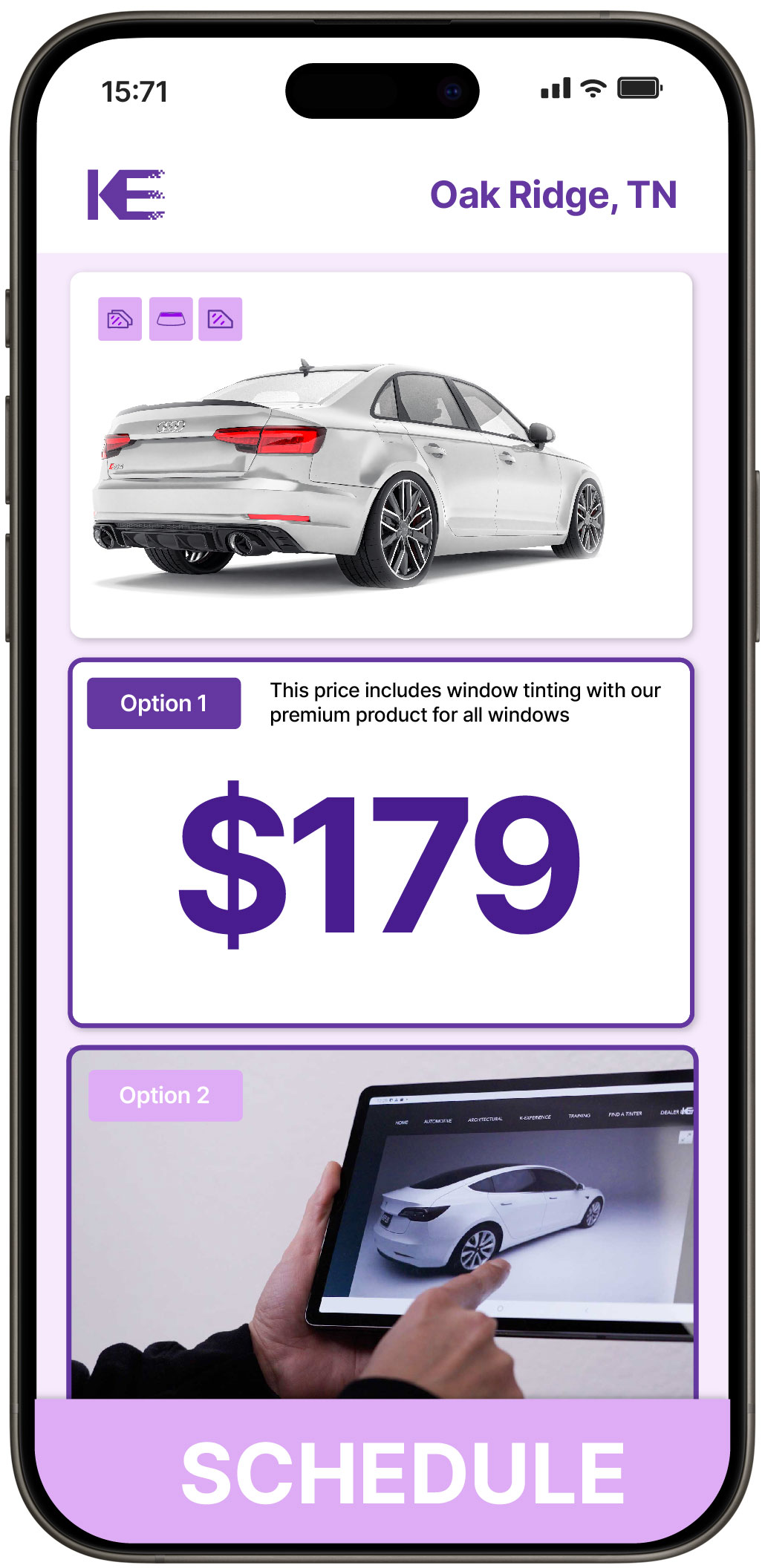 View Affordable Car Window Tinting Rates in Oak Ridge, Tennessee
