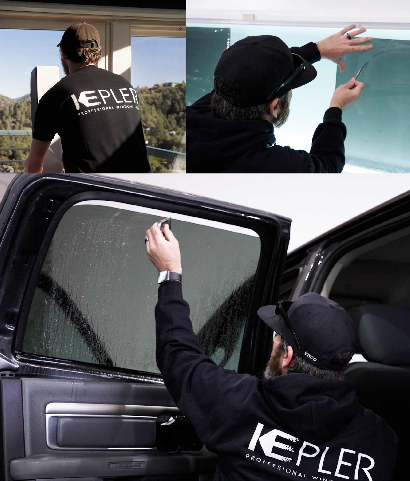 Kepler Window Tinting Specialists at Work in San Pablo, California