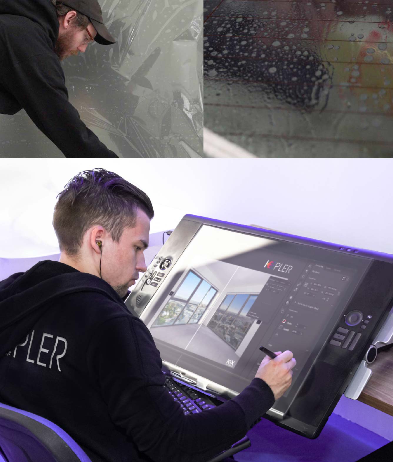 Kepler Specialist Performing Commercial Window Tinting in Queensbury Queensbury