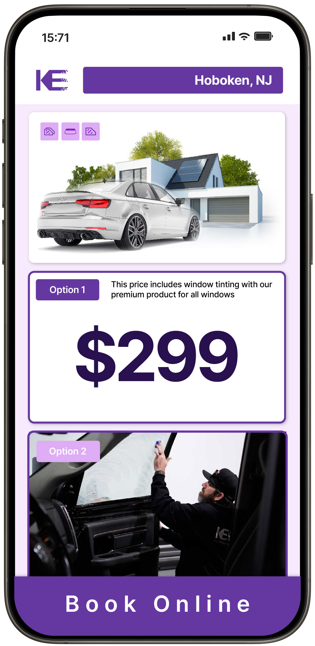 View Affordable Tesla Window Tinting Costs in Parsippany, New Jersey