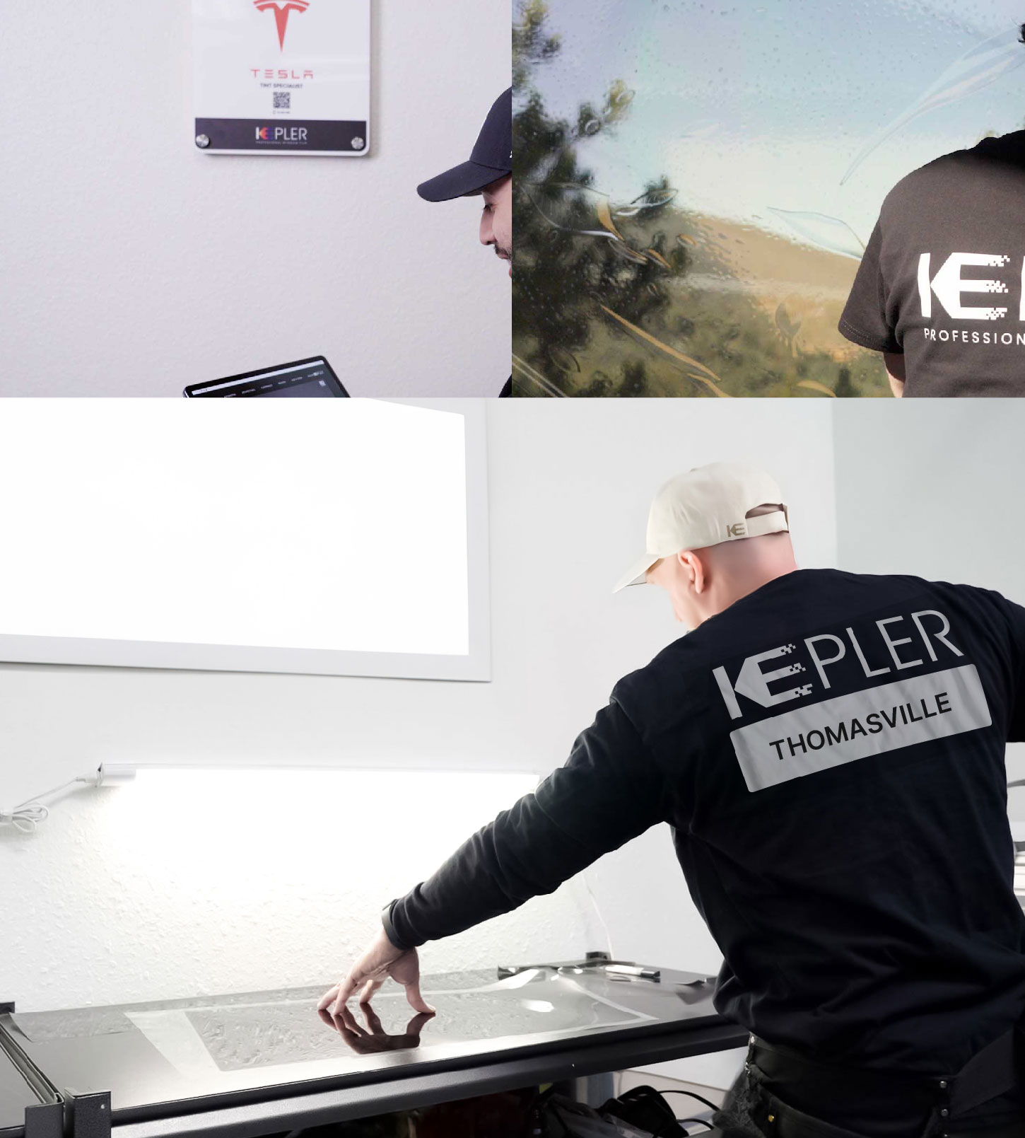 Window Tinting Specialist Cutting Film in Thomasville, North Carolina