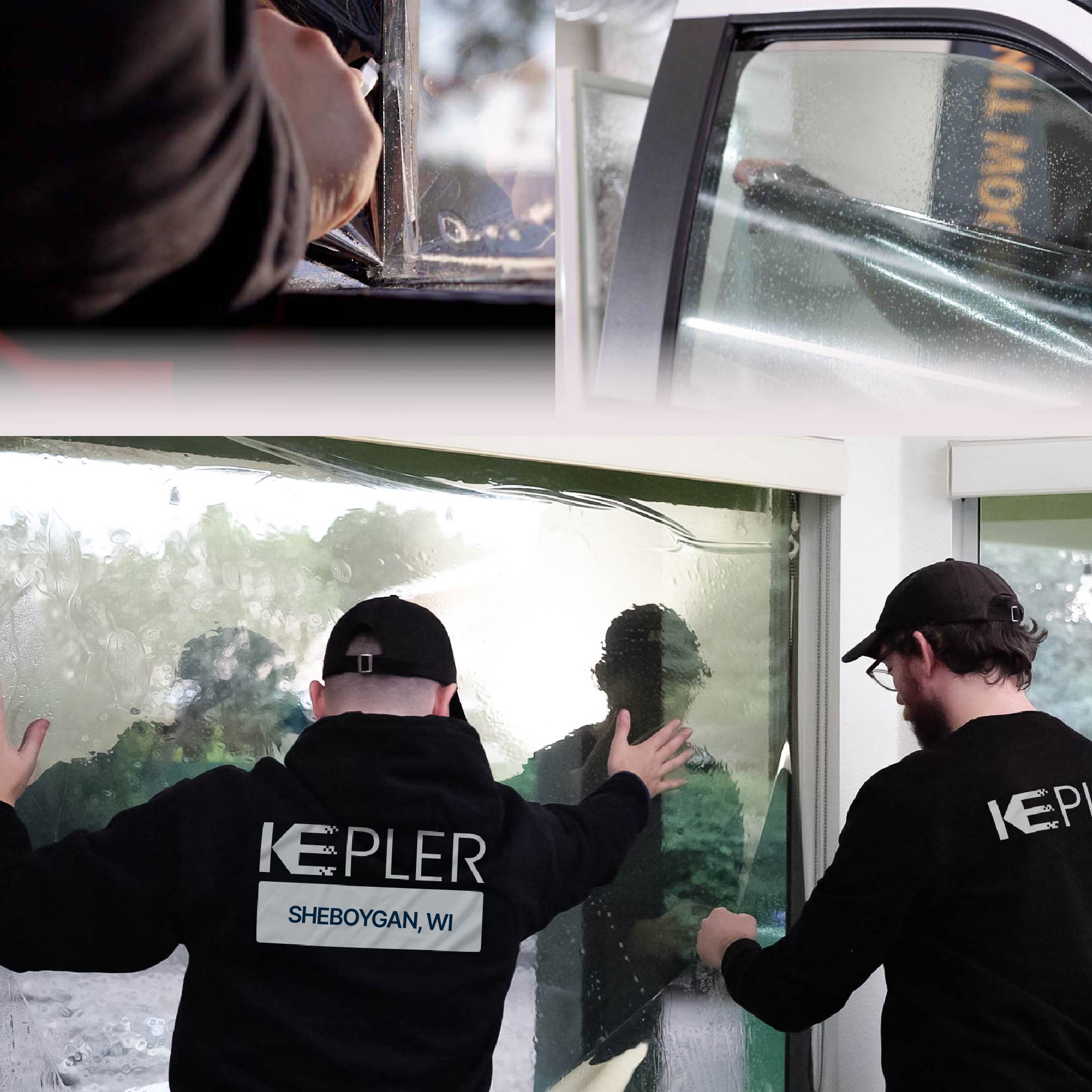Kepler Specialist Performing Commercial Window Tinting in Sheboygan Sheboygan