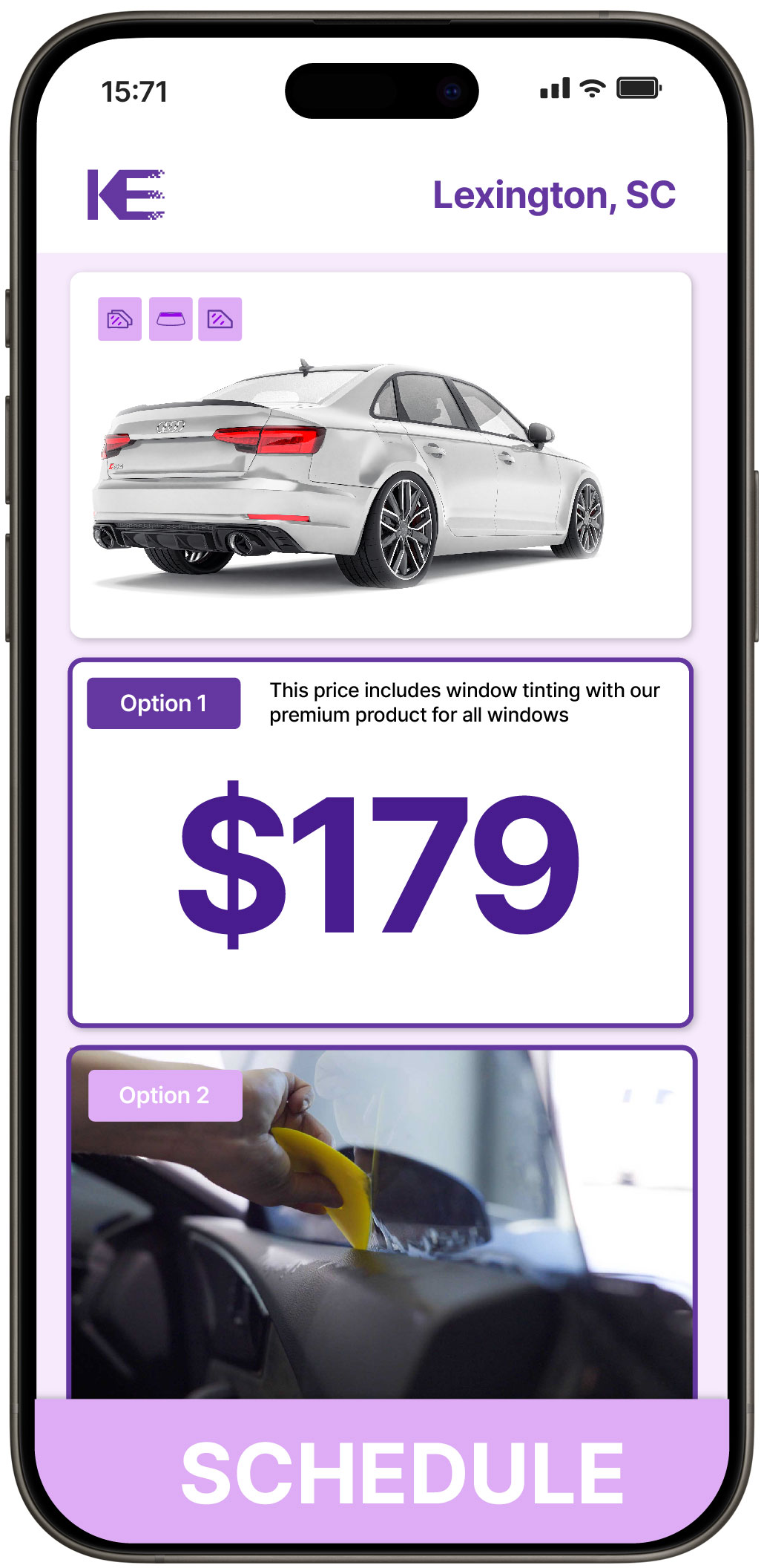 View Affordable Car Window Tinting Prices in Lexington, South Carolina