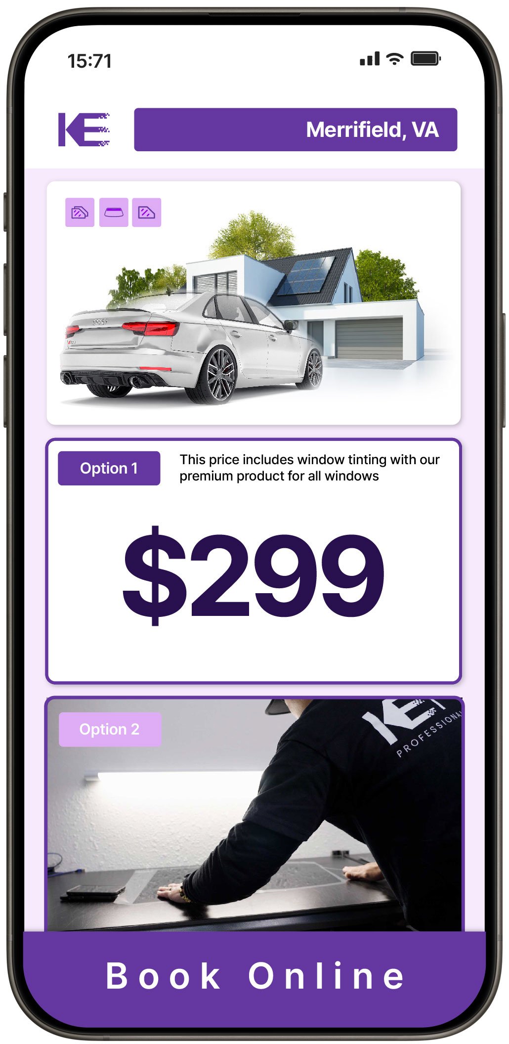 View Competitive Window Tinting Prices in Merrifield, Virginia