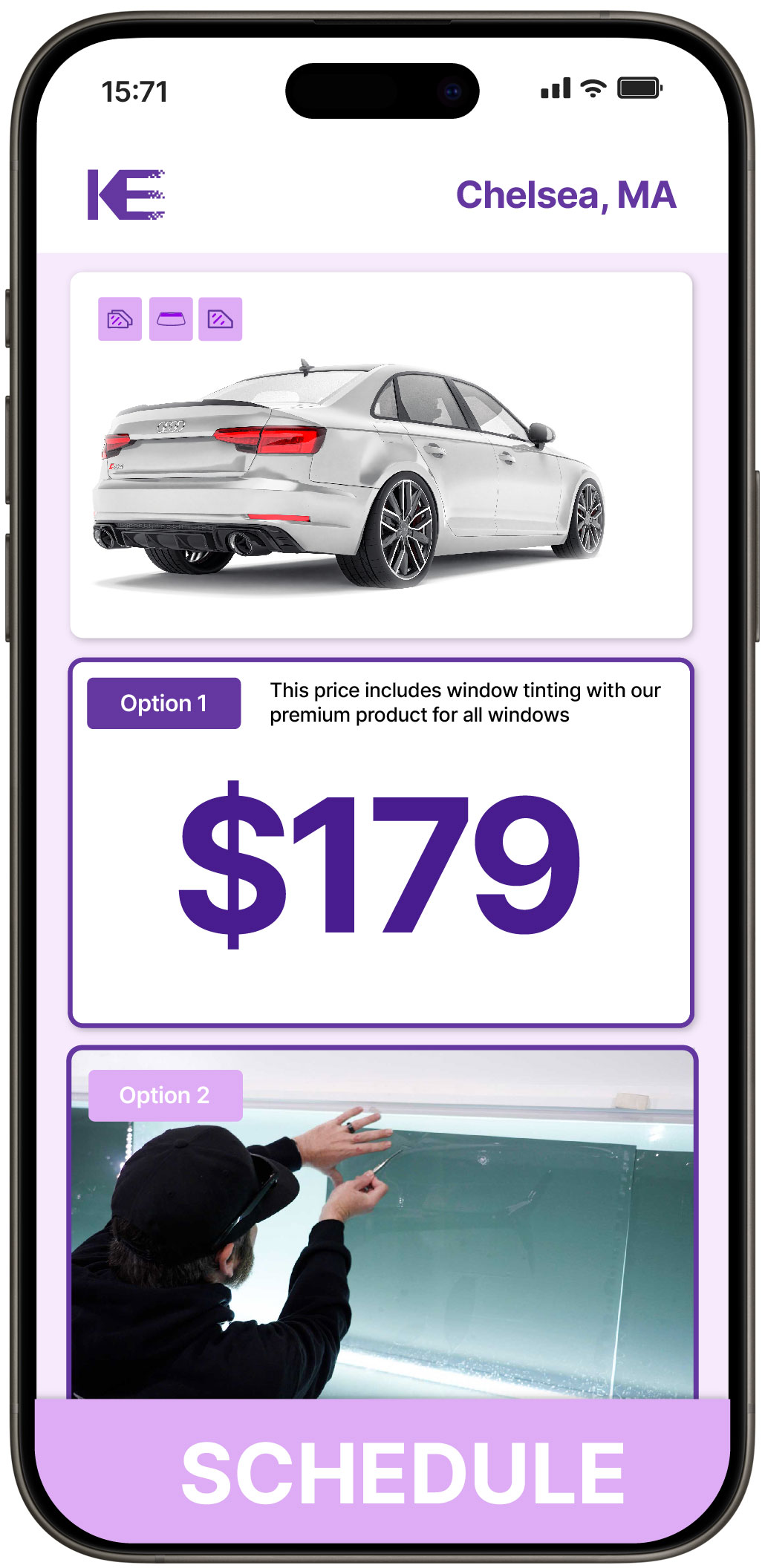 View Competitive Car Window Tinting Rates in Chelsea, Massachusetts