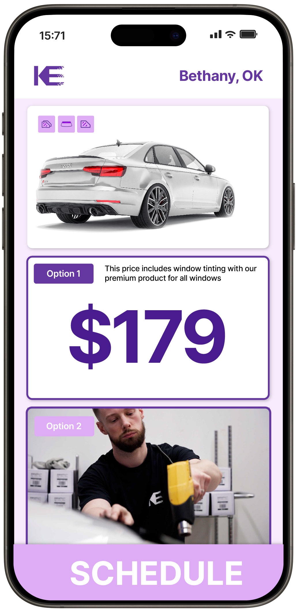 View Affordable Car Window Tinting Costs in Bethany, Oklahoma