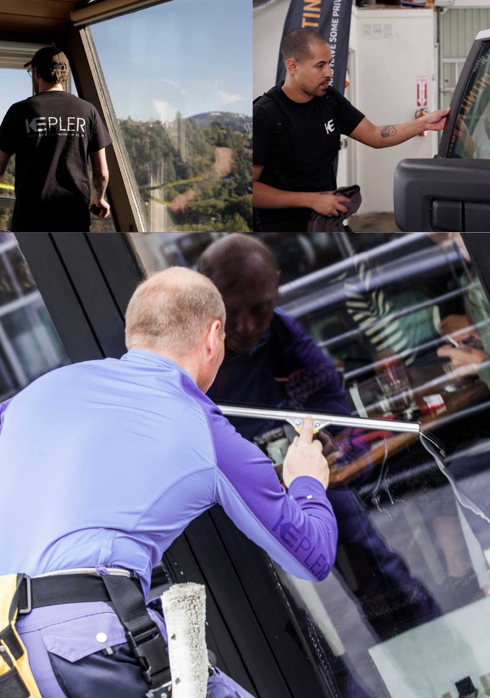 Kepler Skilled Applying Anti-Graffiti Window Film to a New Hudson Shop Front