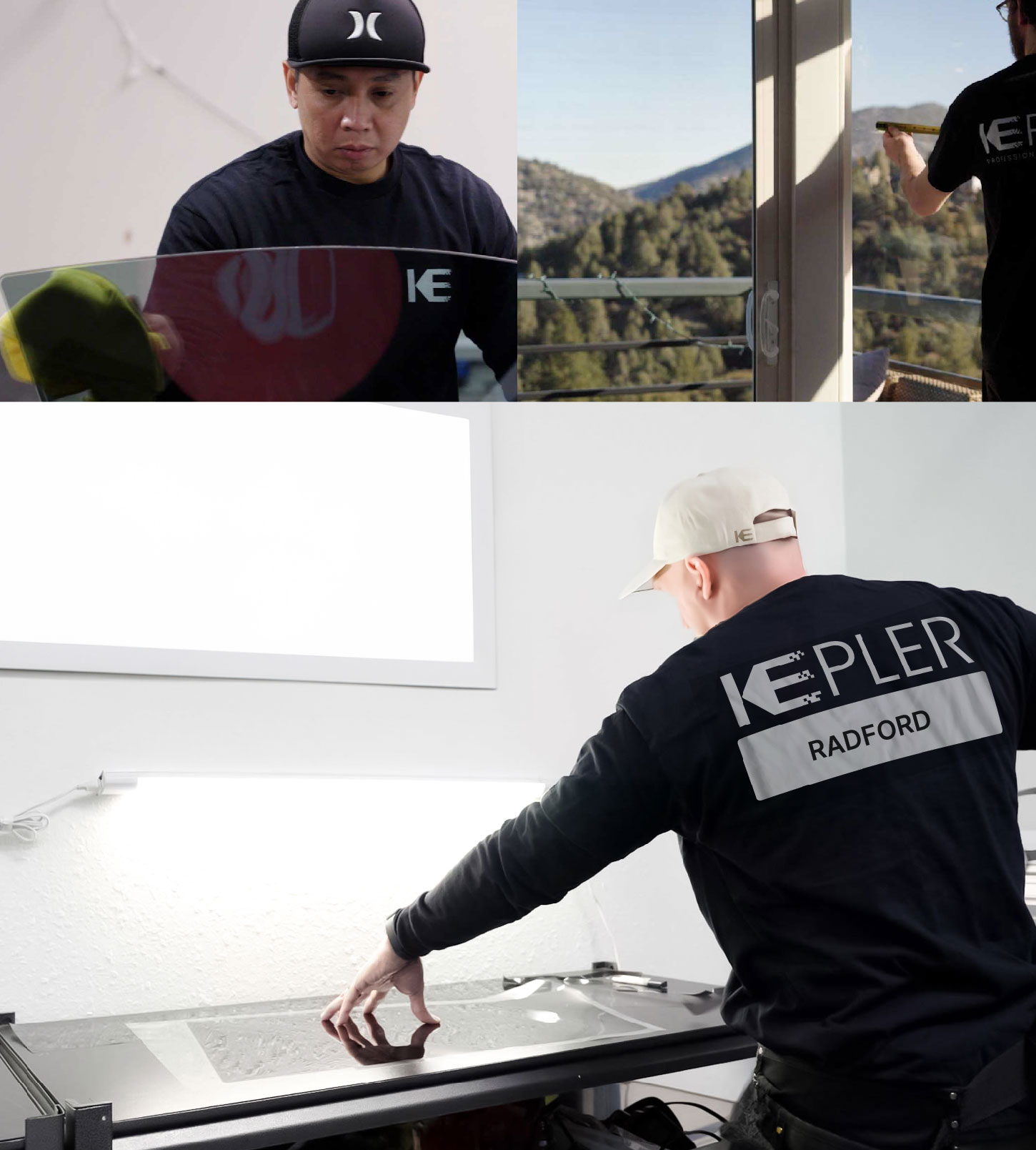 Window Tinting Specialist Cutting Film in Radford, Virginia