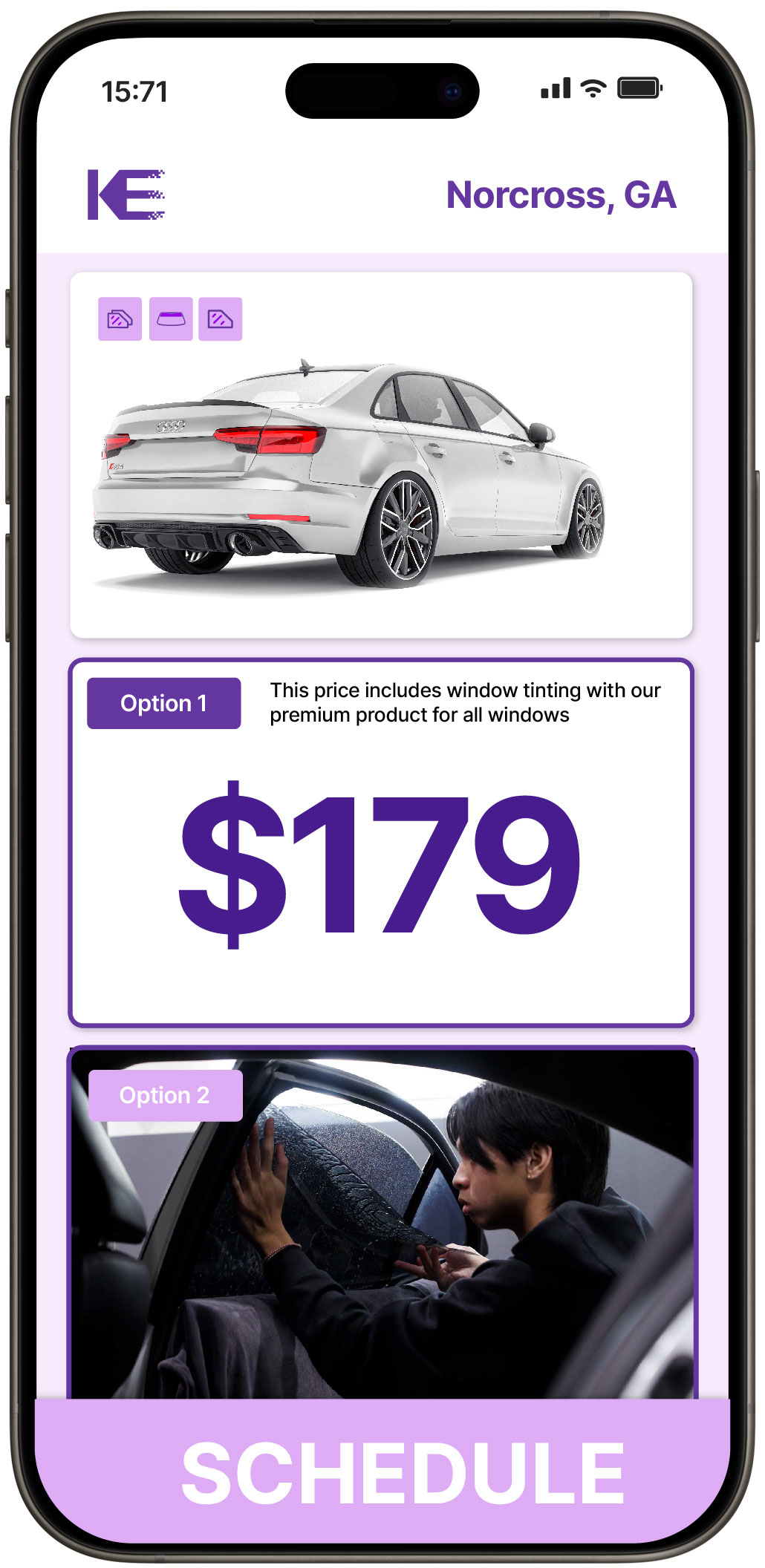 View Reasonable Car Window Tinting Rates in Norcross, Georgia